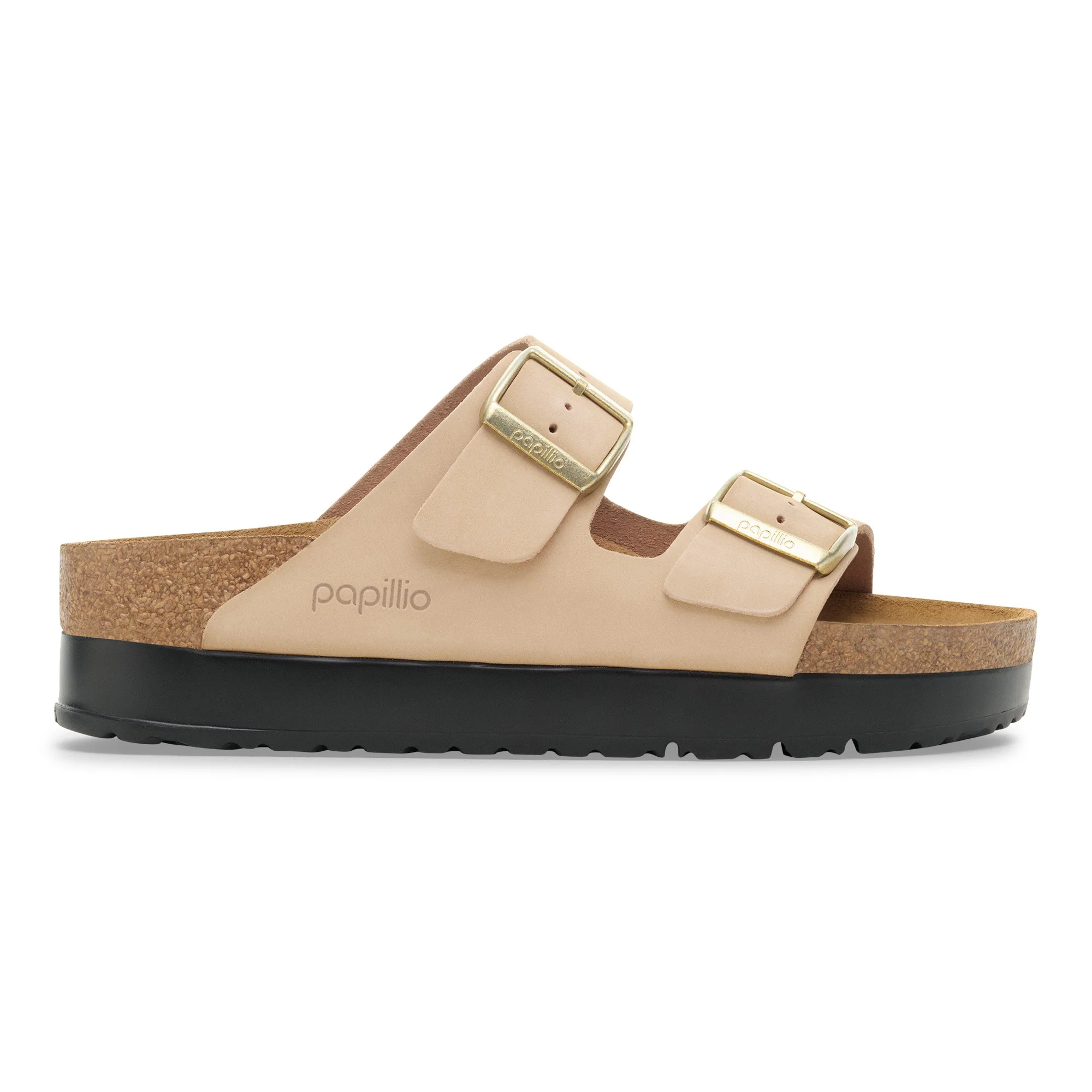 Arizona PAP Flex Platform Nubuk Leather Sandcastle - Image 3