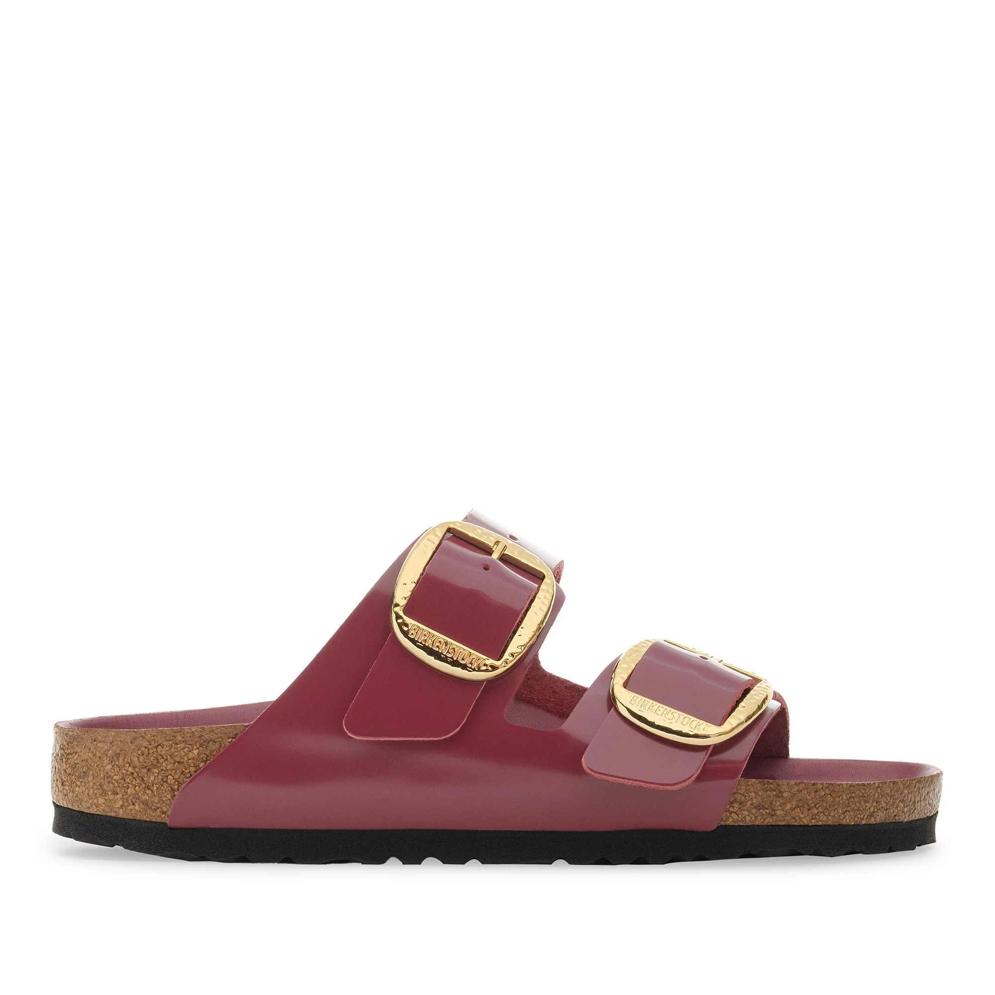 Arizona Big Buckle Natural Leather Patent Zinfandel High Shine - Image 9