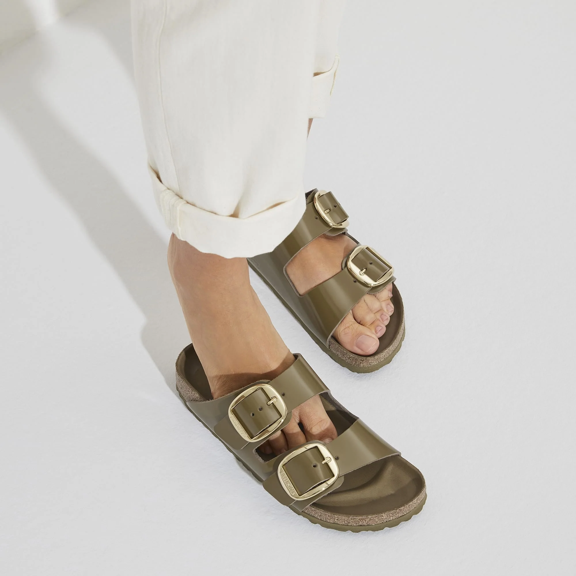Arizona Big Buckle Natural Leather Patent - Image 9