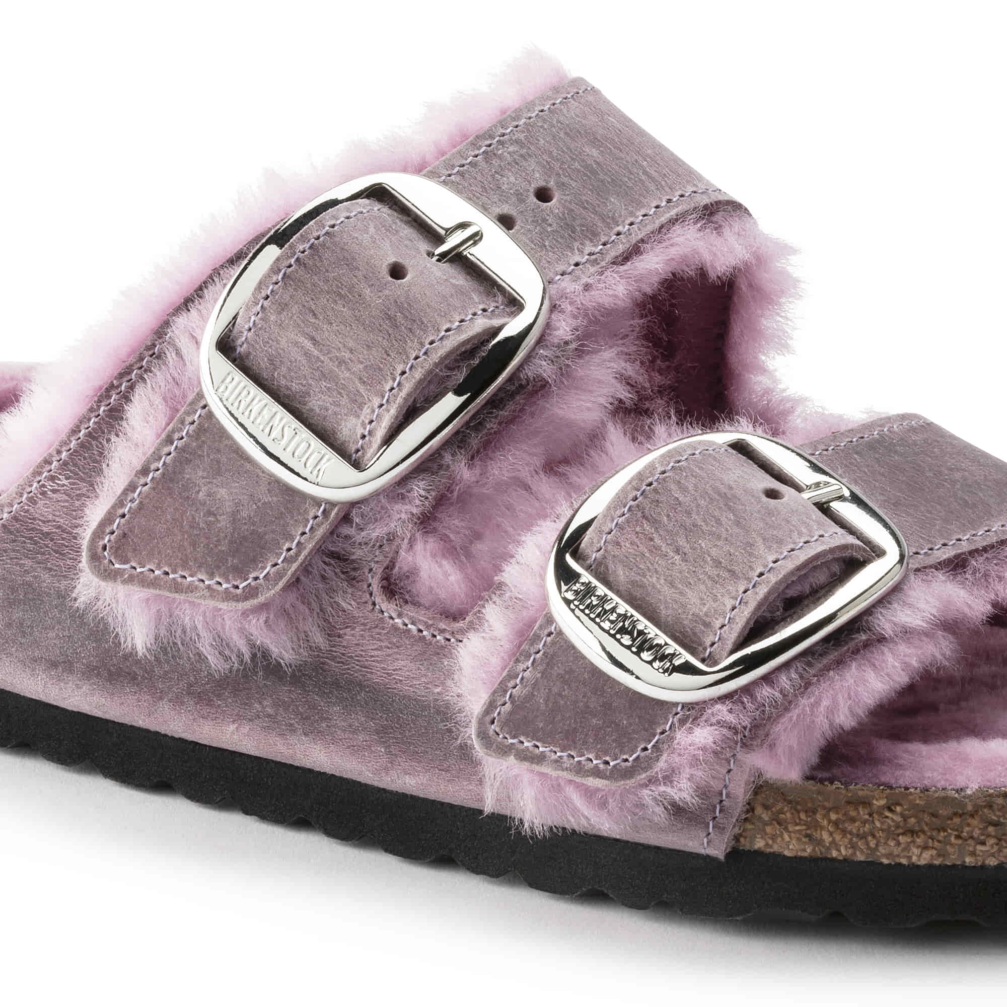 Arizona Big Buckle Shearling Oiled Leather - Image 6