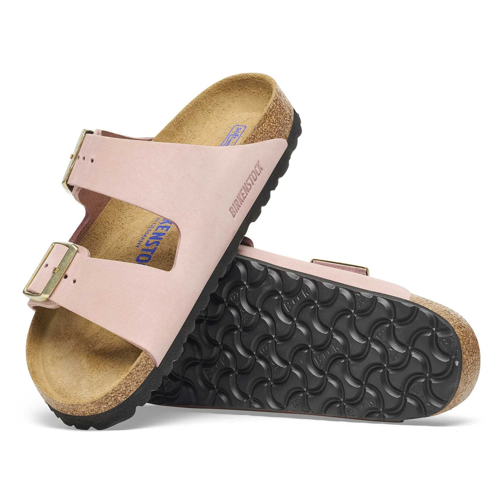 Arizona Soft Footbed Nubuk Leather Soft Pink - Image 2