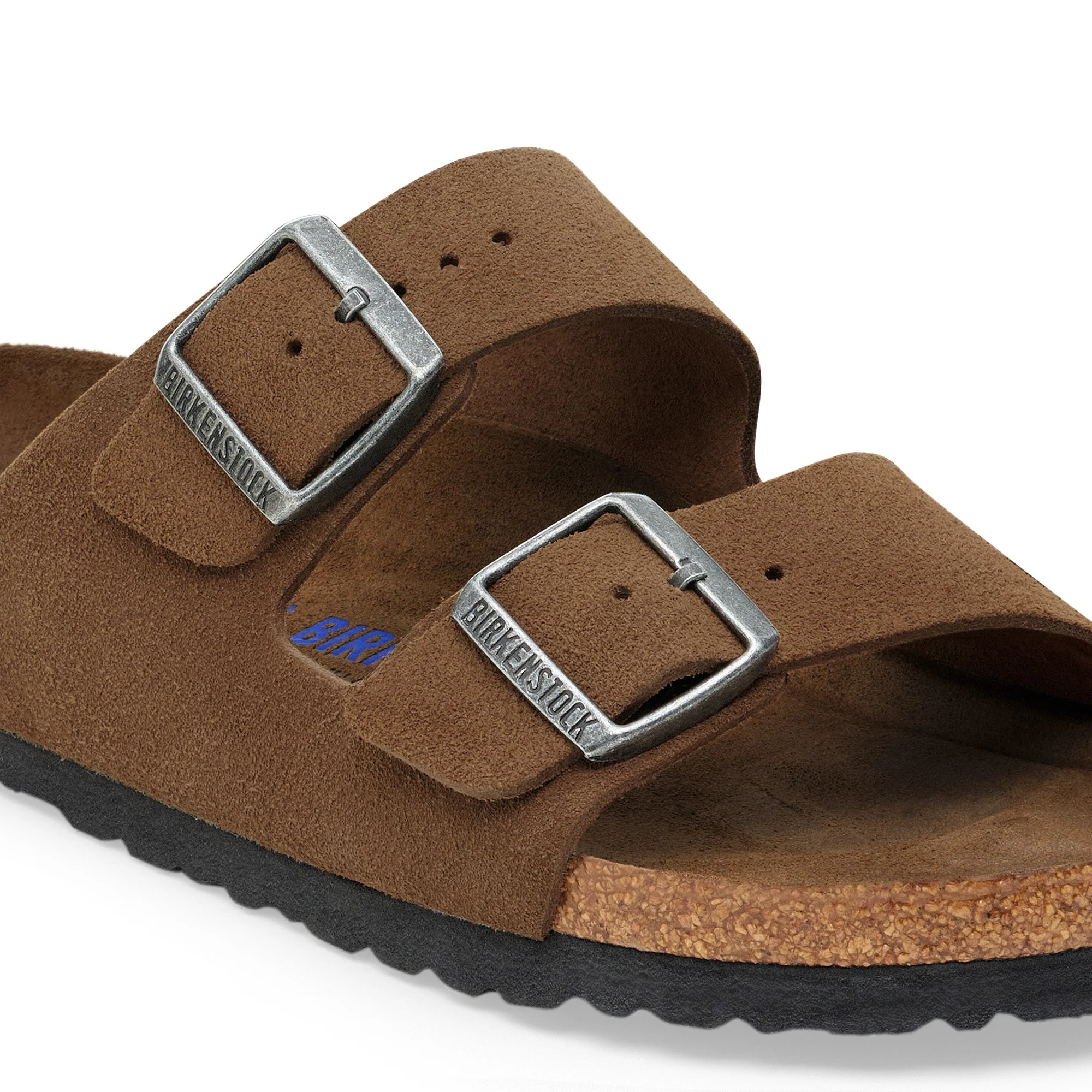 Arizona Soft Footbed Suede Leather Dark Tea Tonal - Image 5