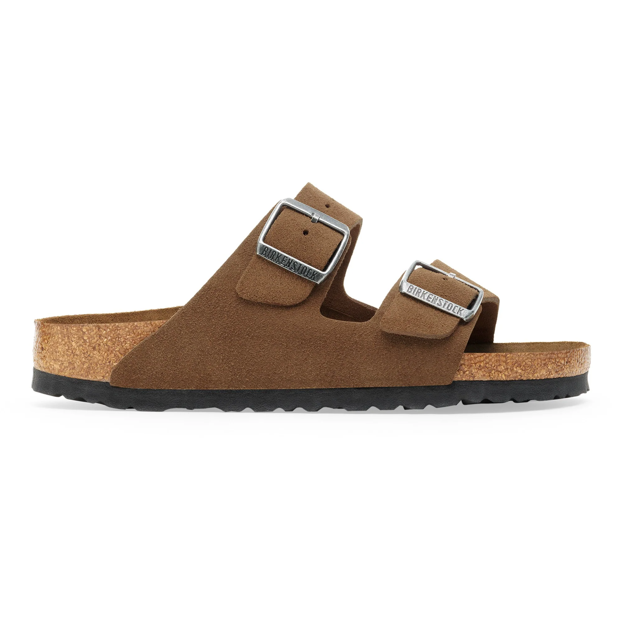Arizona Soft Footbed Suede Leather Dark Tea Tonal - Image 3