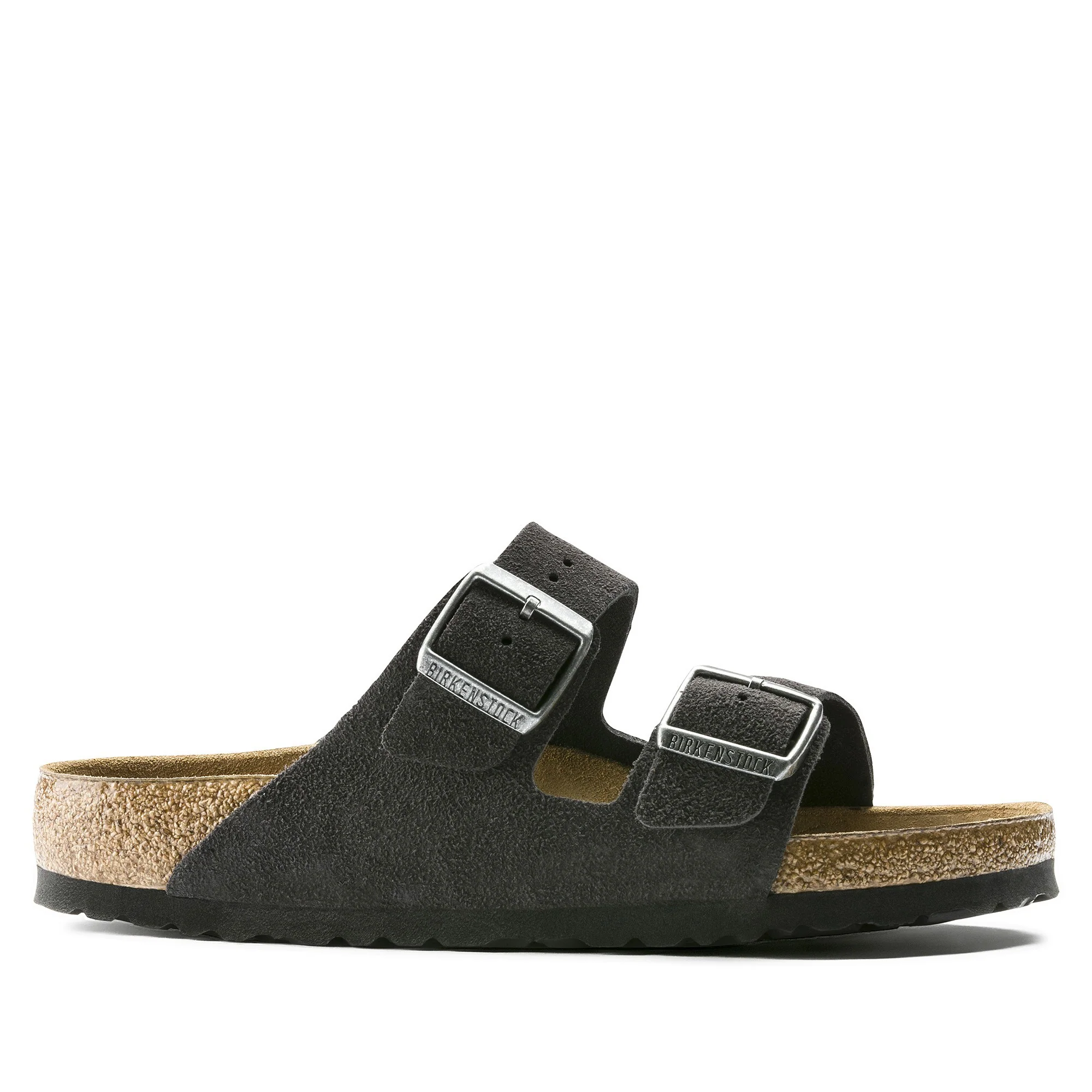 Arizona Soft Footbed Suede Leather Velvet Grey - Image 10