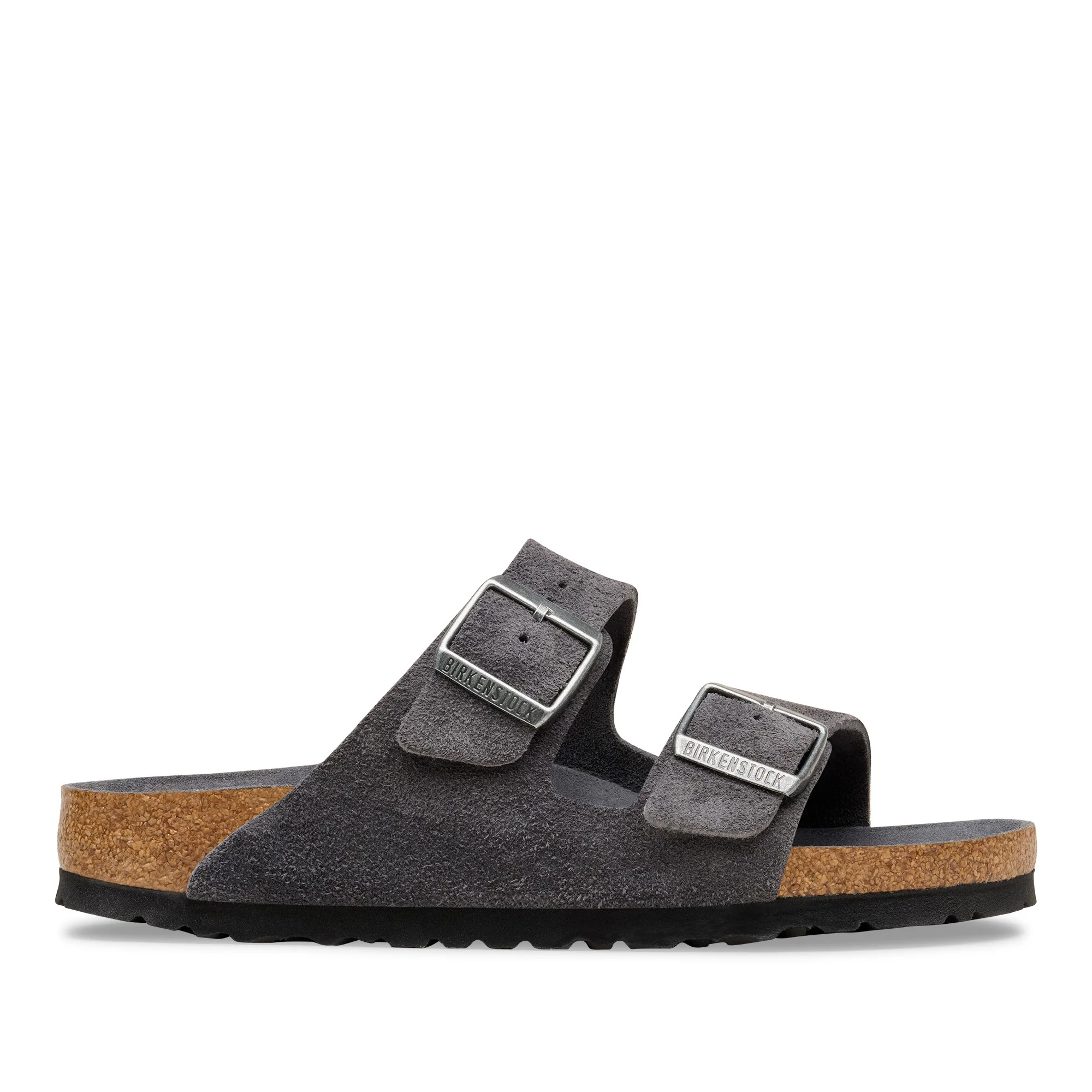 Arizona Soft Footbed Suede Leather Charcoal Tonal FB - Image 3