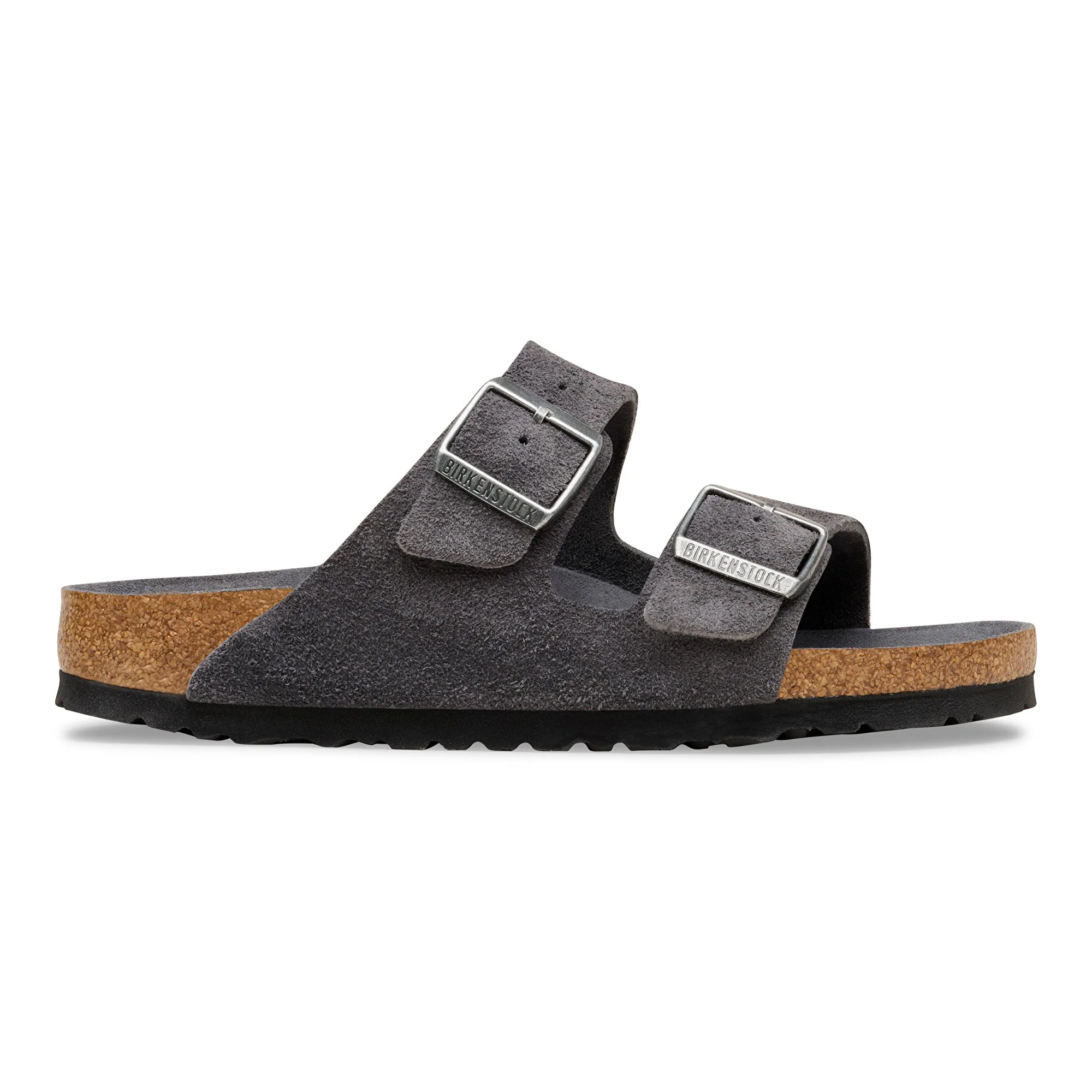 Arizona Soft Footbed Suede Leather Charcoal Tonal FB - Image 5