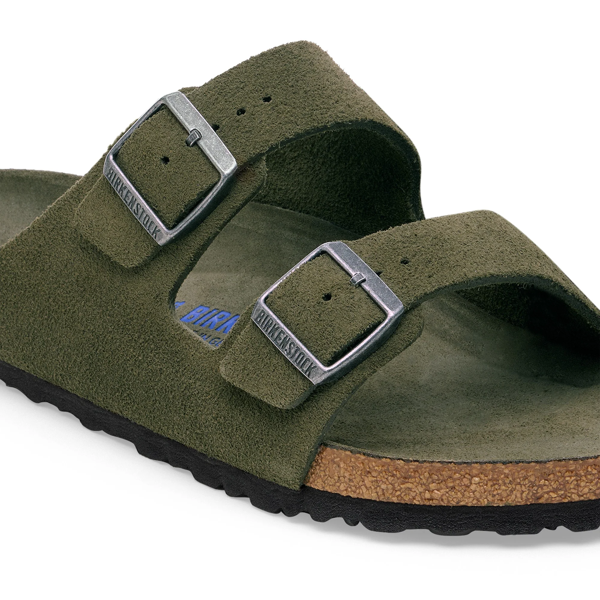 Arizona Soft Footbed Suede Leather Thyme Tonal FB - Image 5