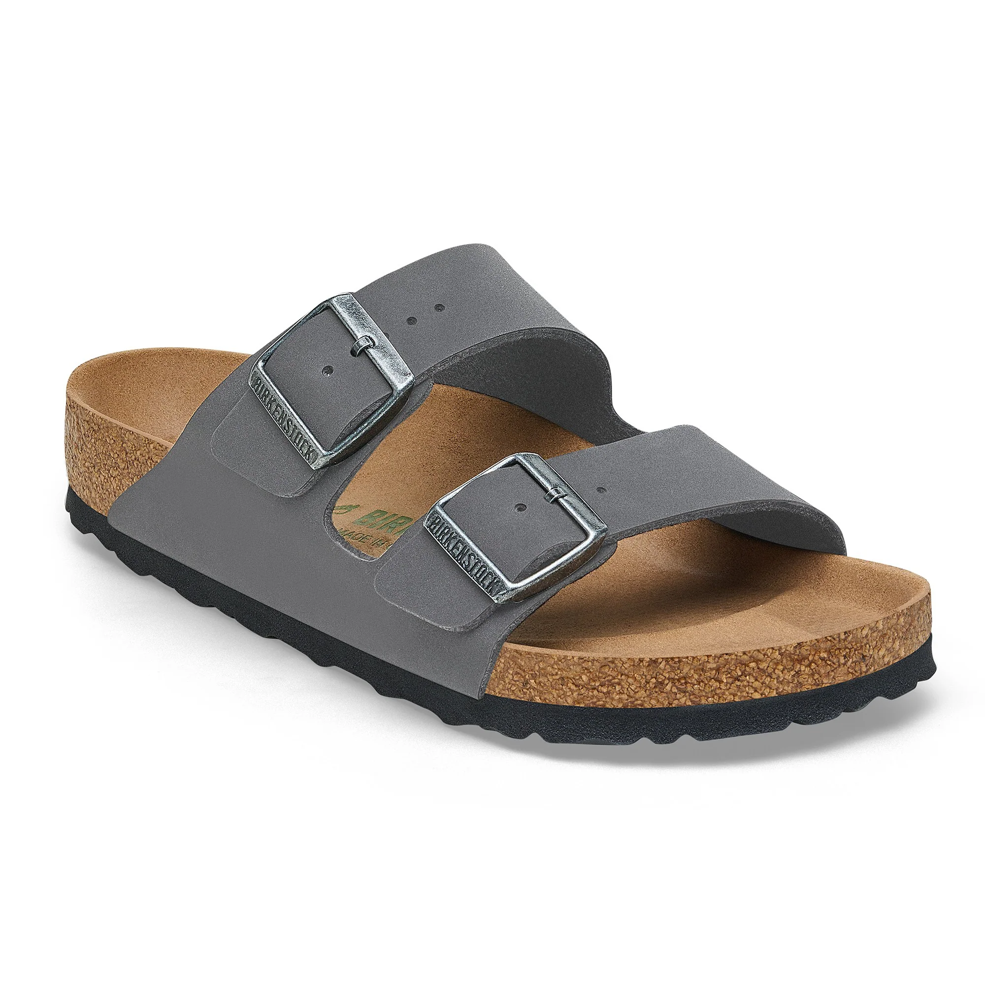 Arizona Vegan Birko-Flor Nubuk Concrete Gray