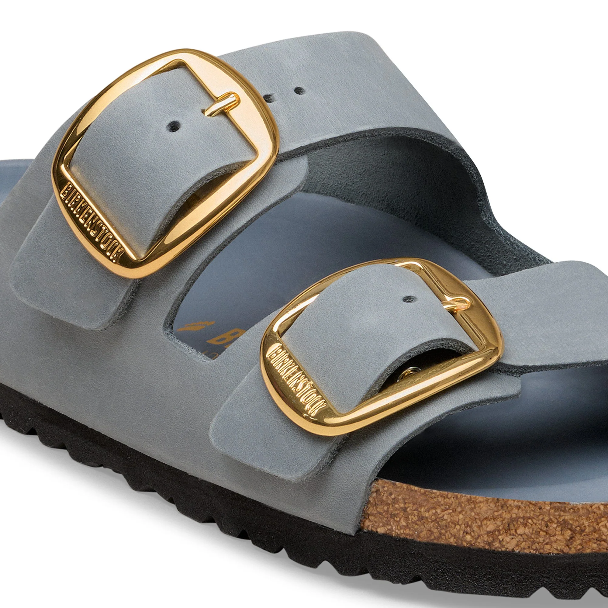 Arizona Big Buckle Natural Leather Oiled Basalt Gray - Image 7