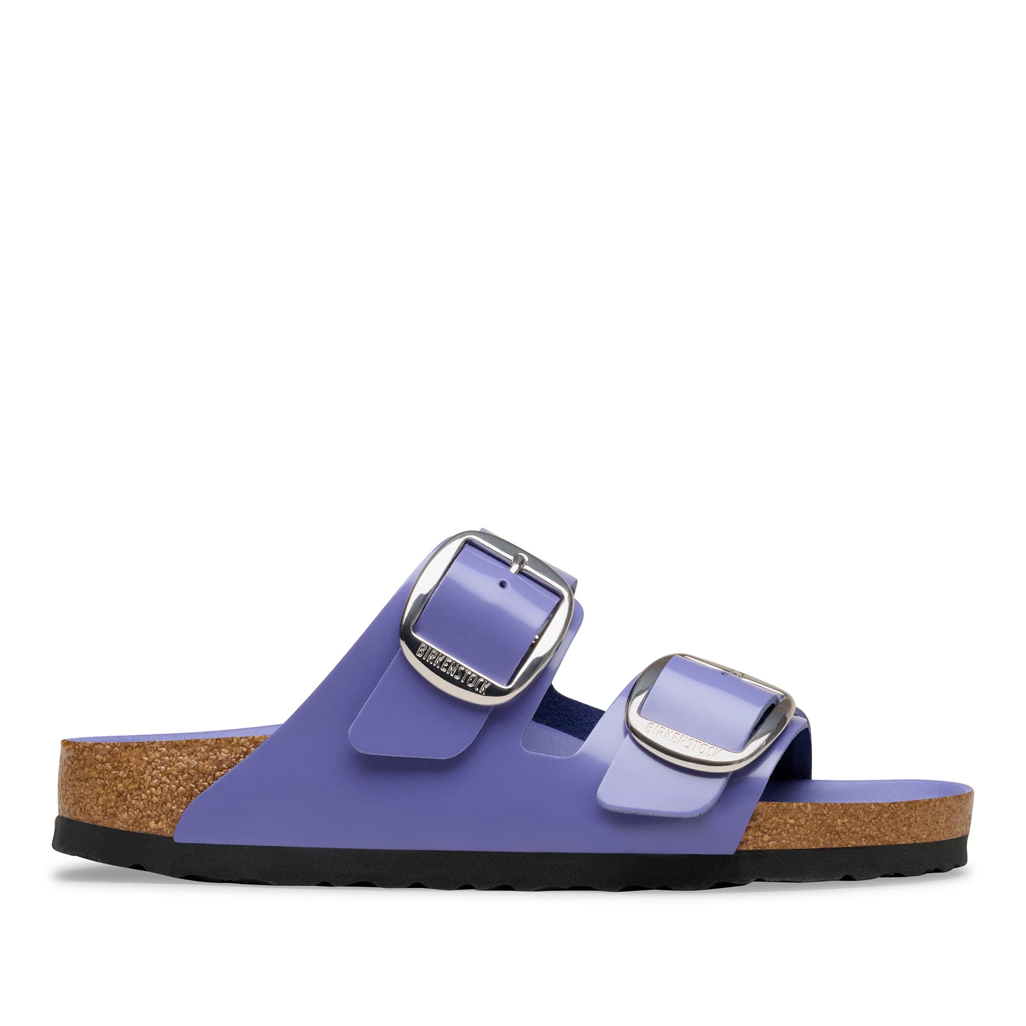 Arizona Big Buckle Natural Leather Patent High-Shine Purple Dusk - Image 6