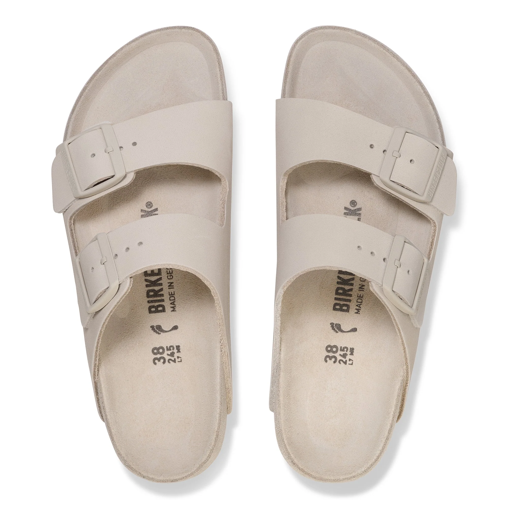 Arizona BS Nubuk Leather Oyster - Image 2
