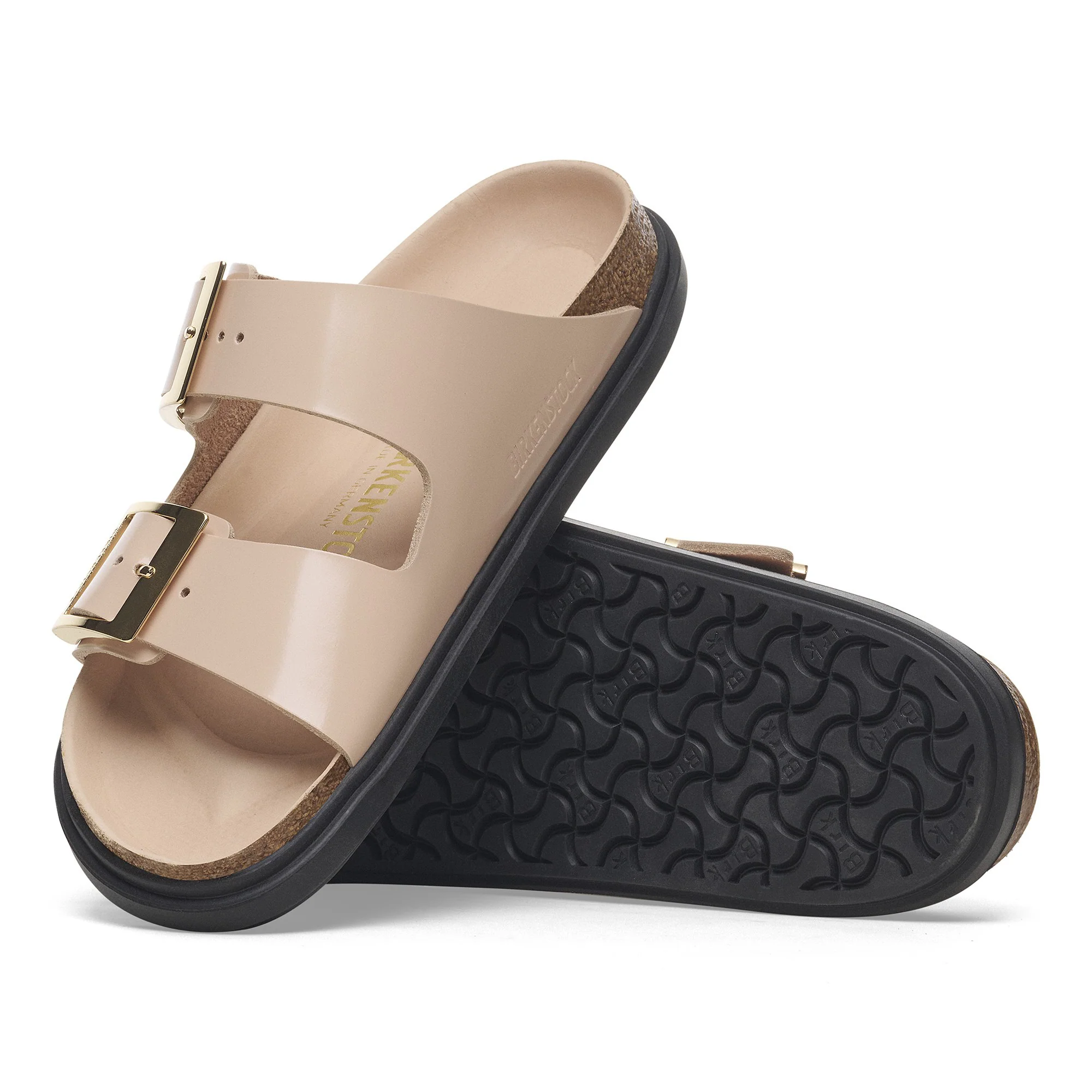 Arizona Droplet Buckle Natural Leather Patent - Image 2