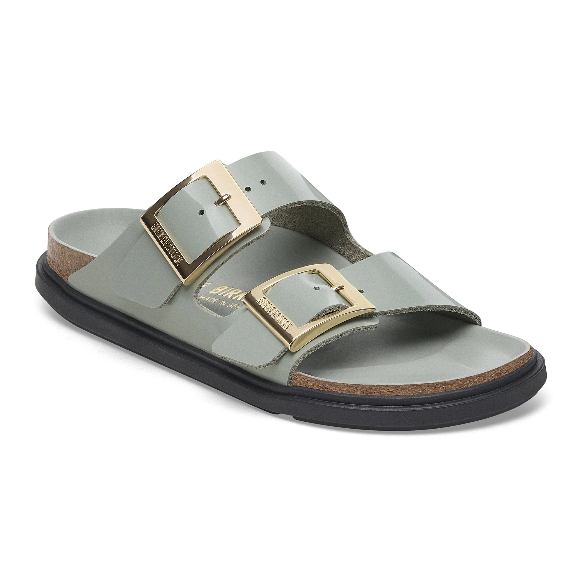 Arizona Droplet Buckle Natural Leather Patent