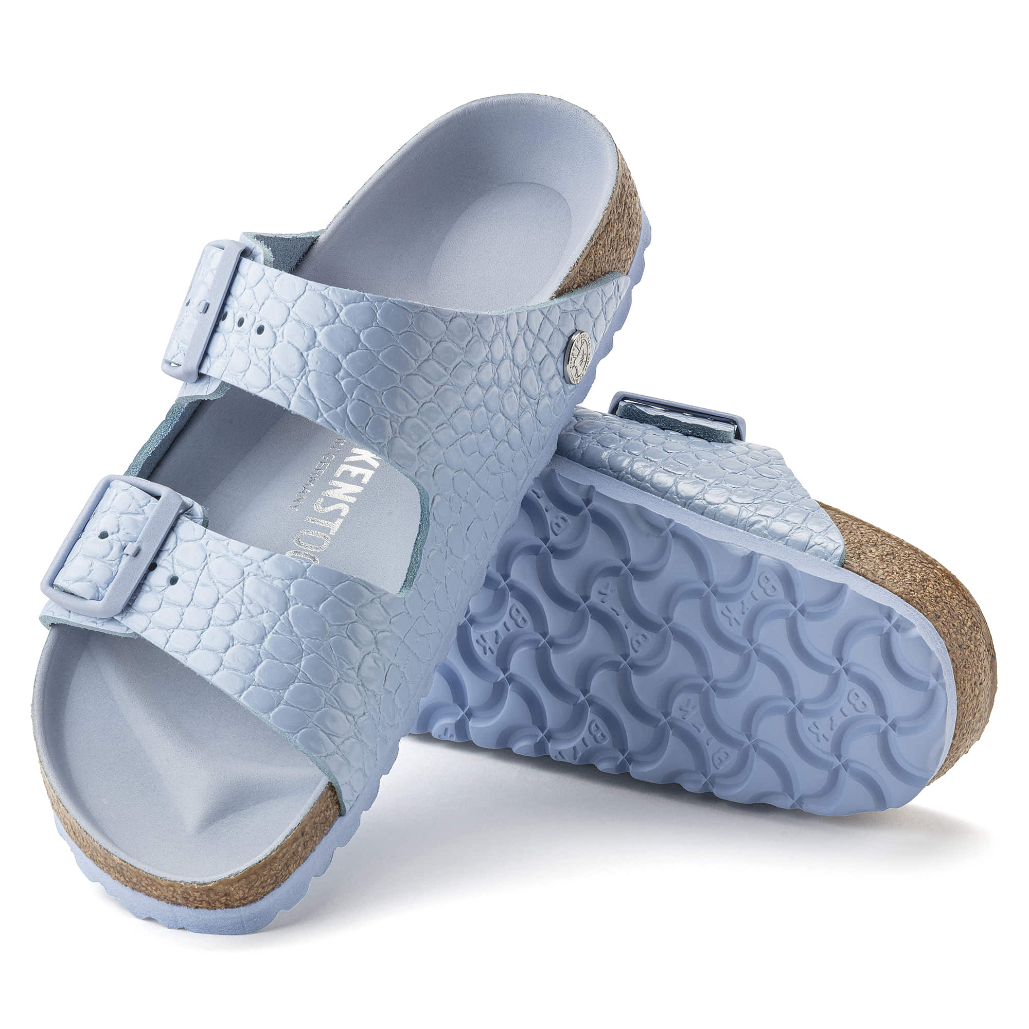 Arizona Rivet Logo Embossed Natural Leather - Image 2
