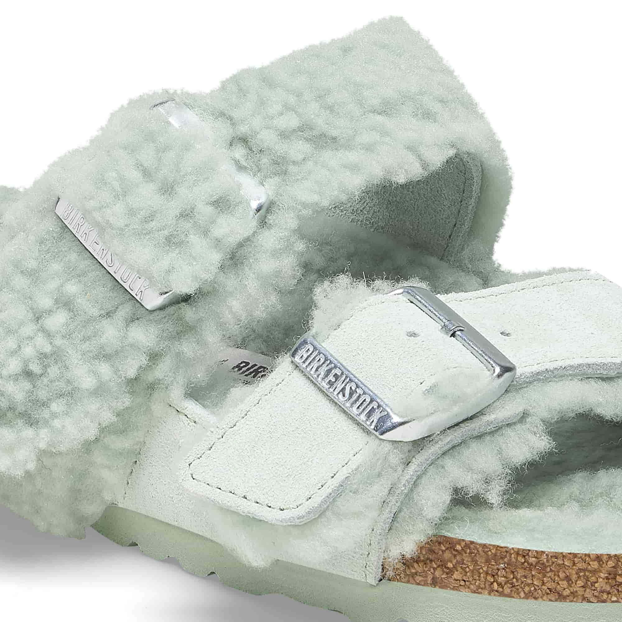 Arizona Teddy Split Suede Leather Shearling - Image 6