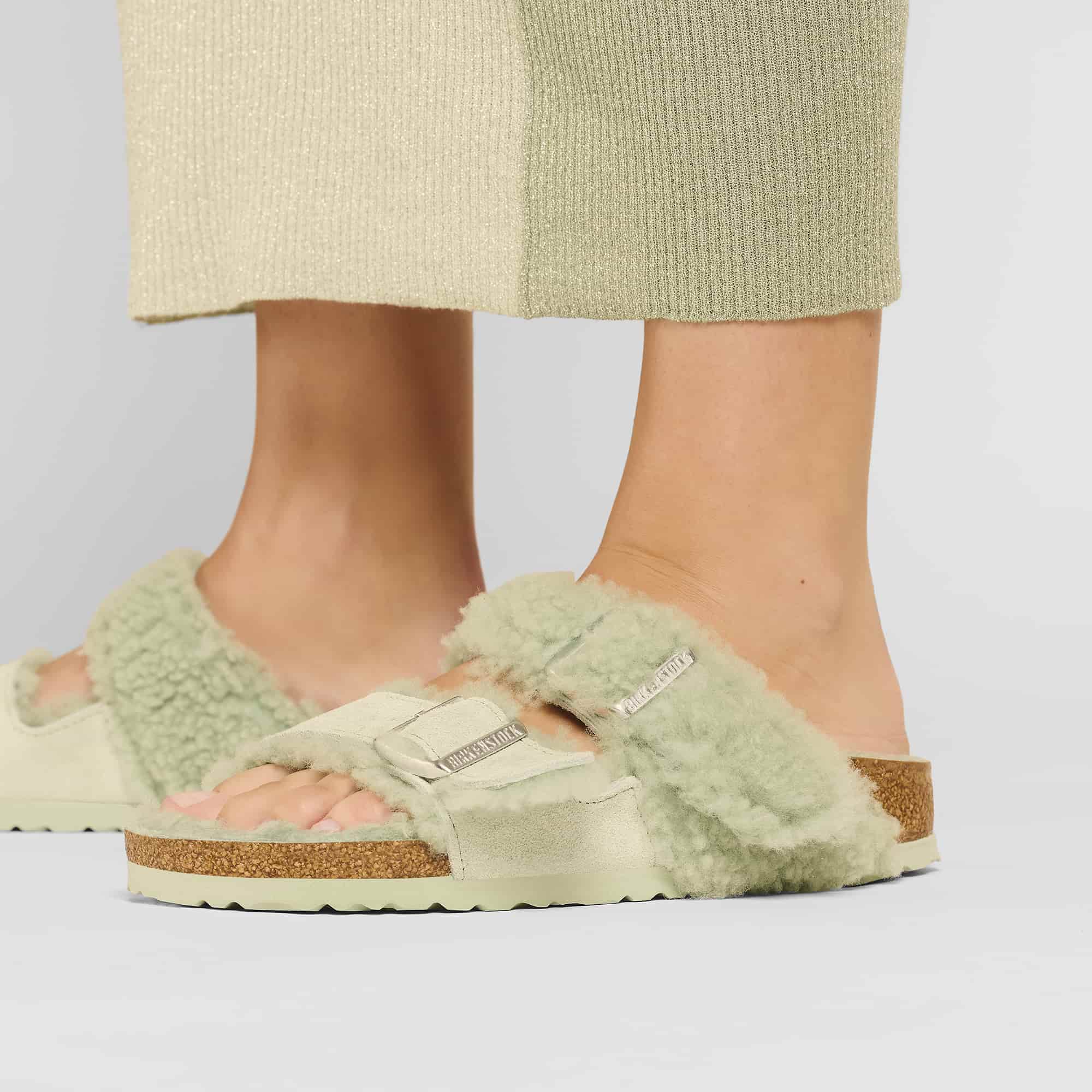 Arizona Teddy Split Suede Leather Shearling - Image 8