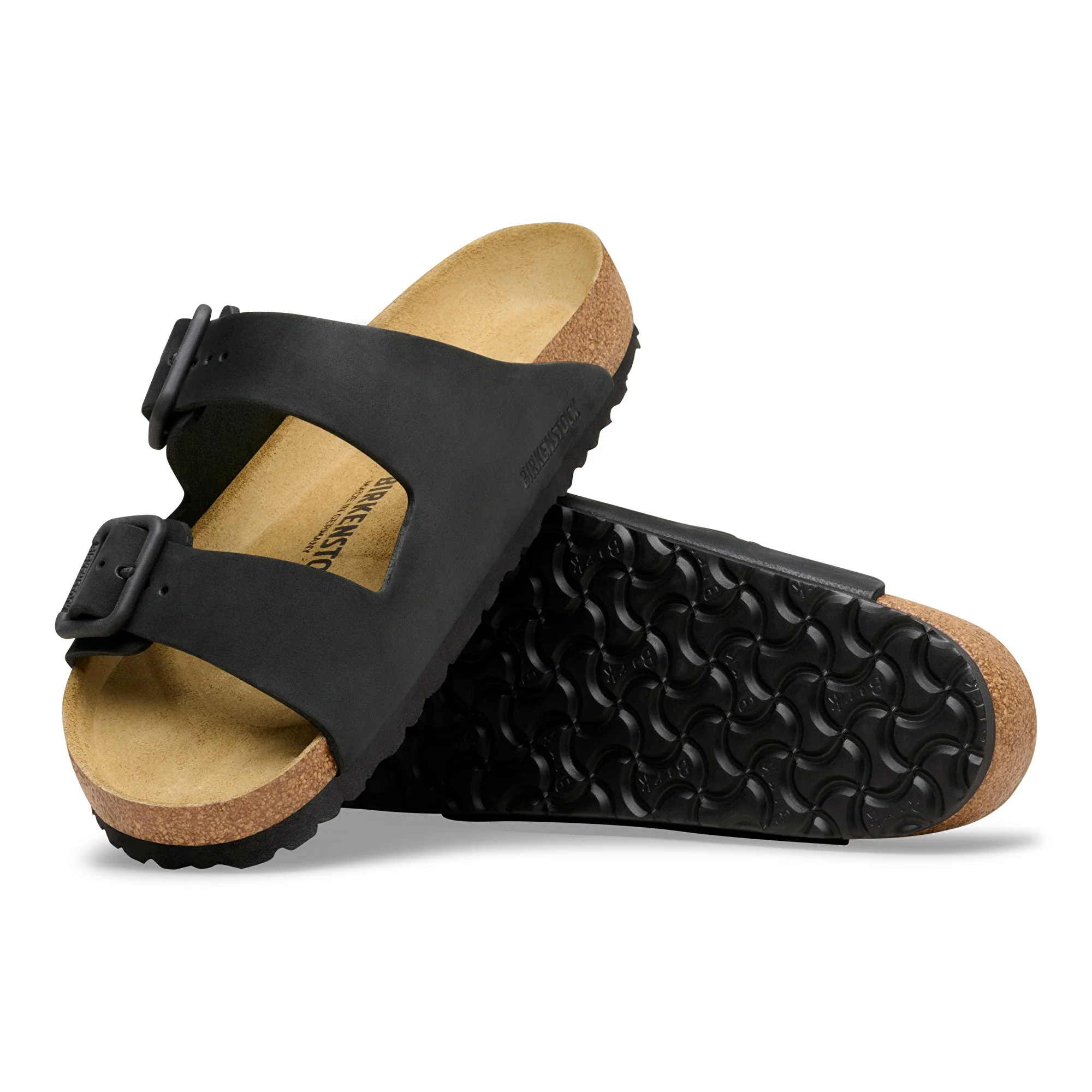 Arizona Wire Buckle Nubuk Leather Black - Image 2