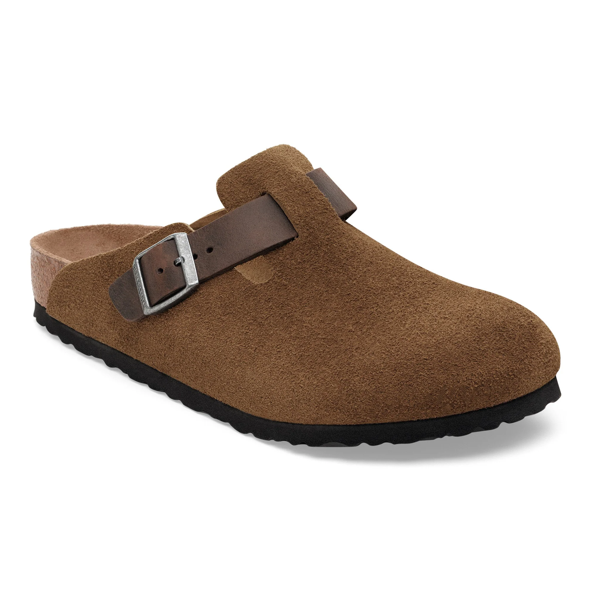 Boston BS Mixed Leather Dark Tea
