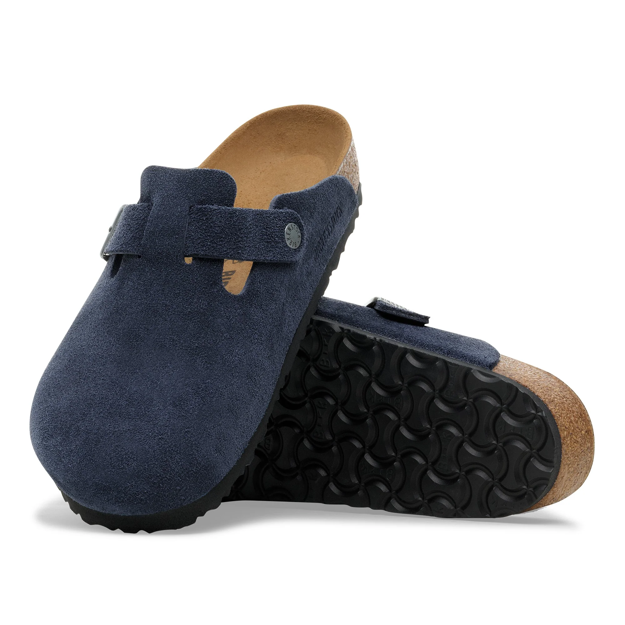Boston Suede Leather New Navy - Image 2