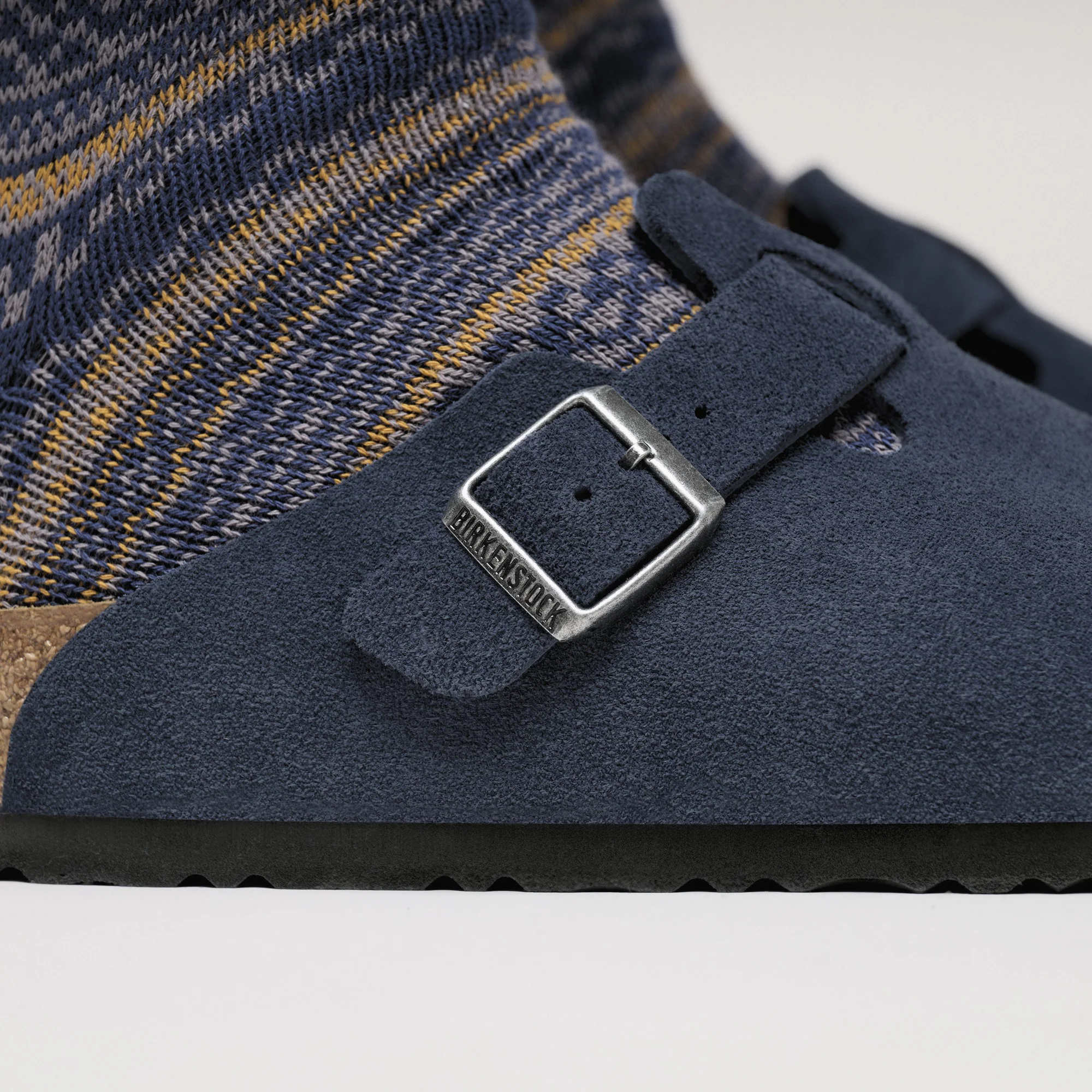 Boston Suede Leather New Navy - Image 9