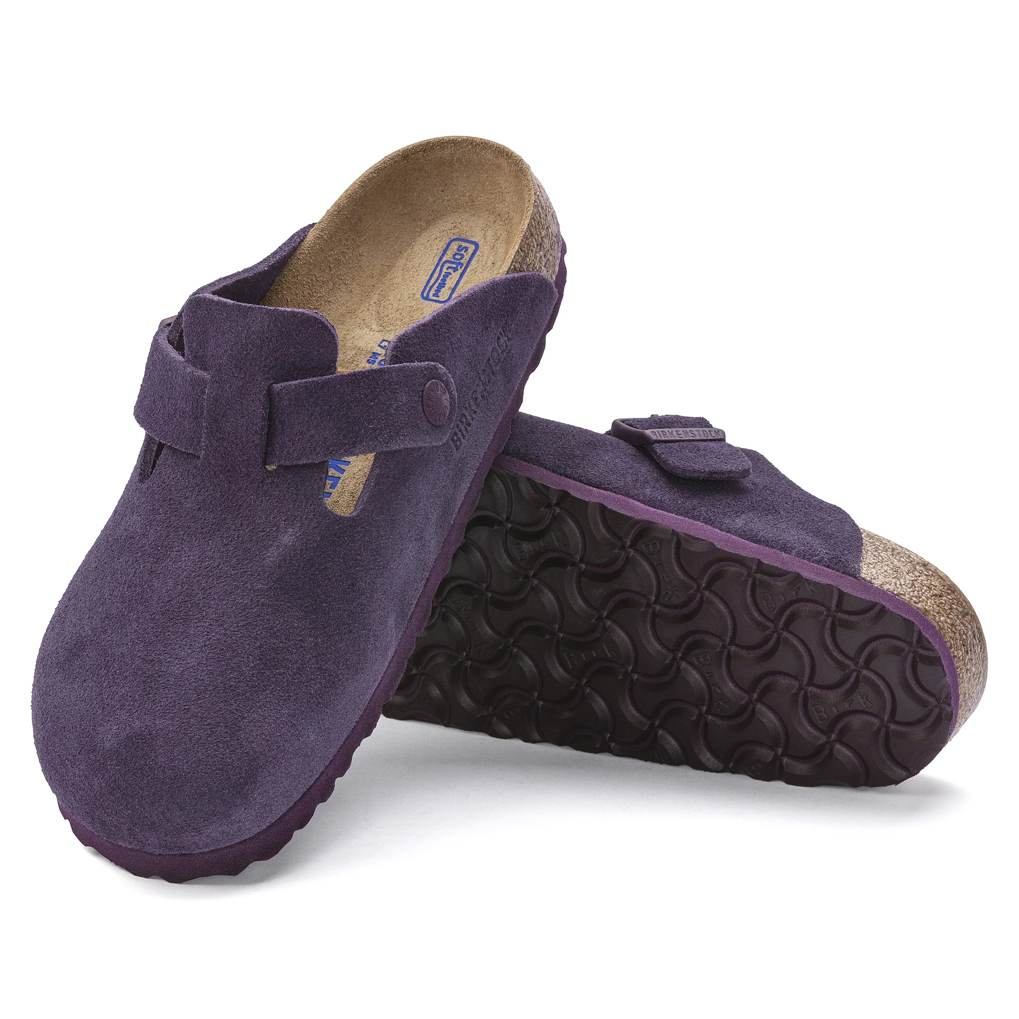 Boston Soft Footbed Suede Leather Wine - Image 5