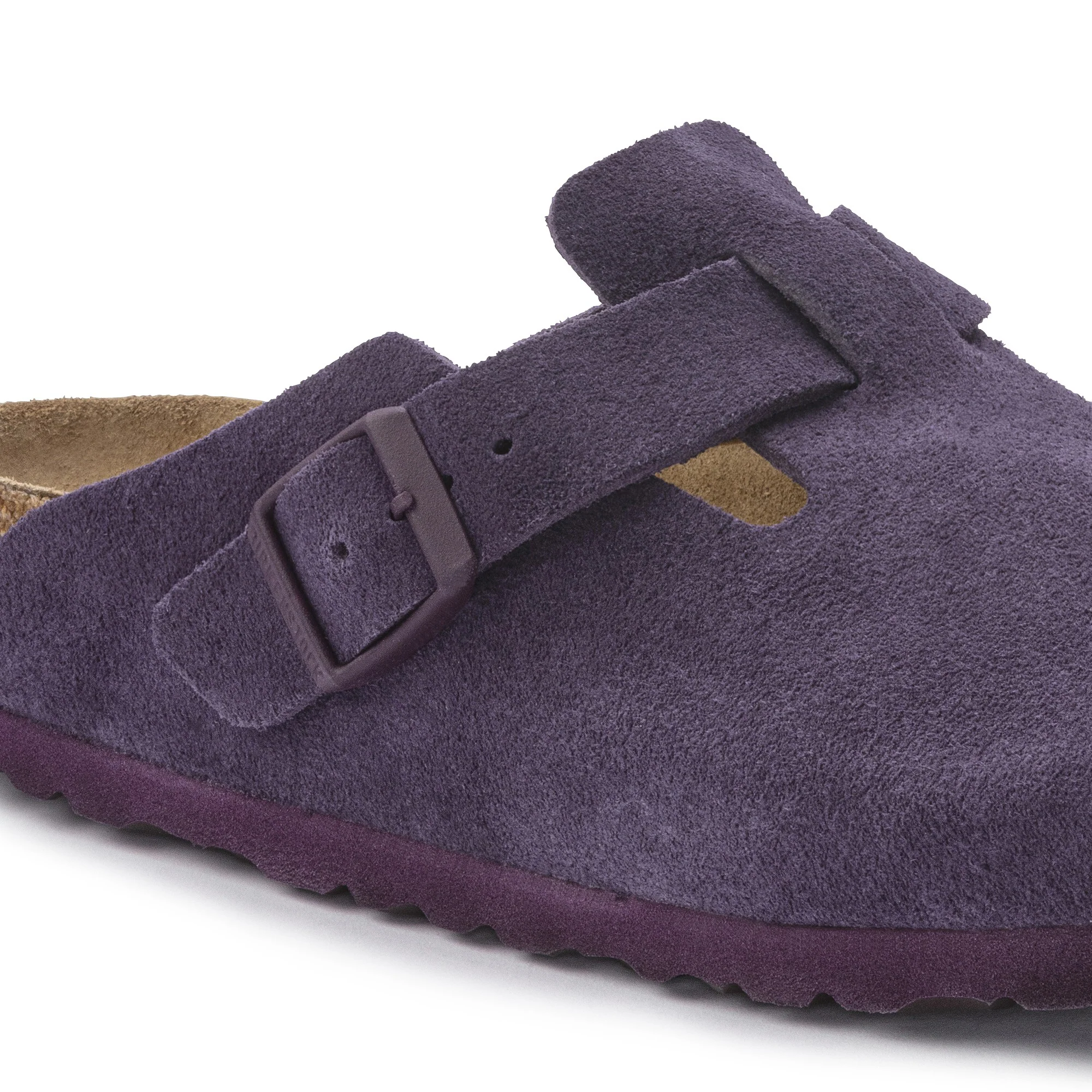 Boston Soft Footbed Suede Leather Wine - Image 6