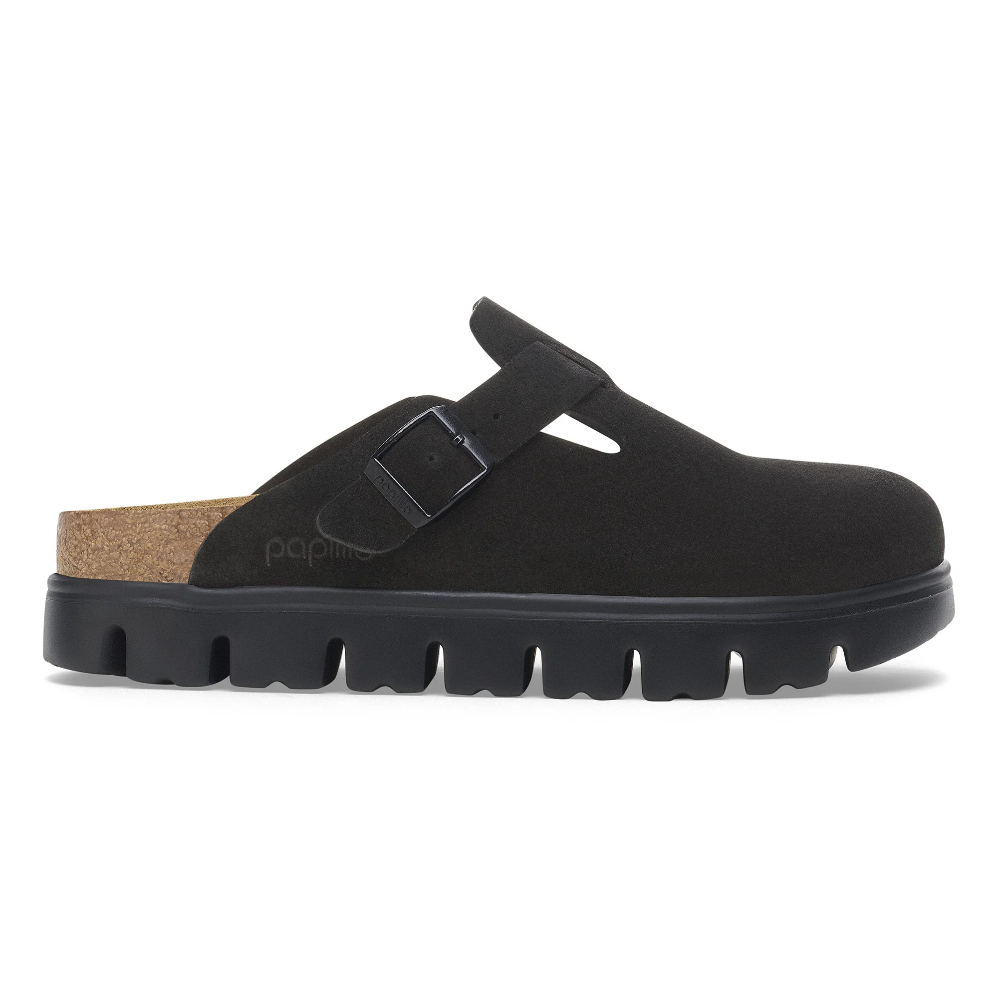 Boston Chunky Suede Leather Black/Black - Image 3