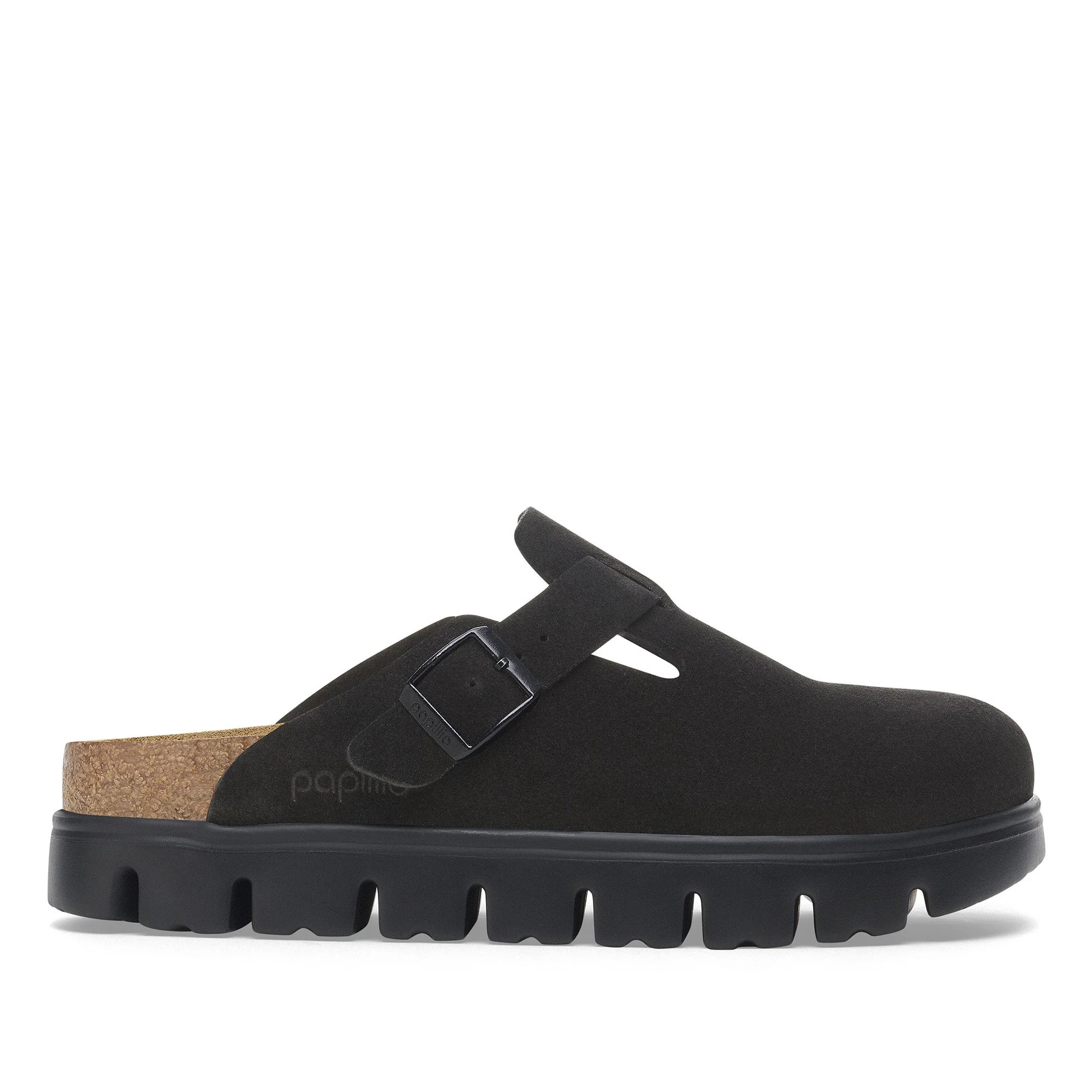 Boston Chunky Suede Leather Black/Black - Image 9