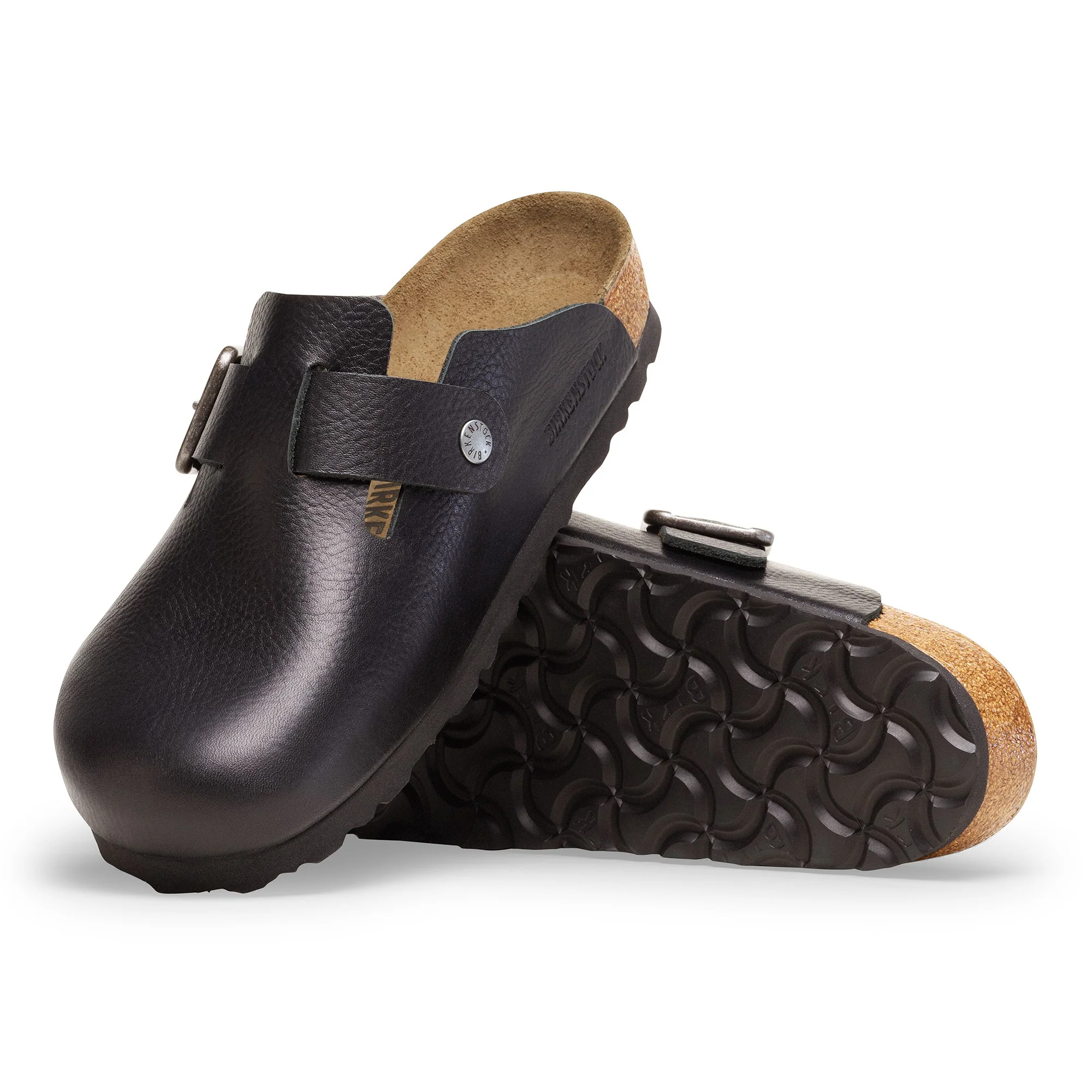 Boston WB Natural Leather Vintage Wood Black - Image 5