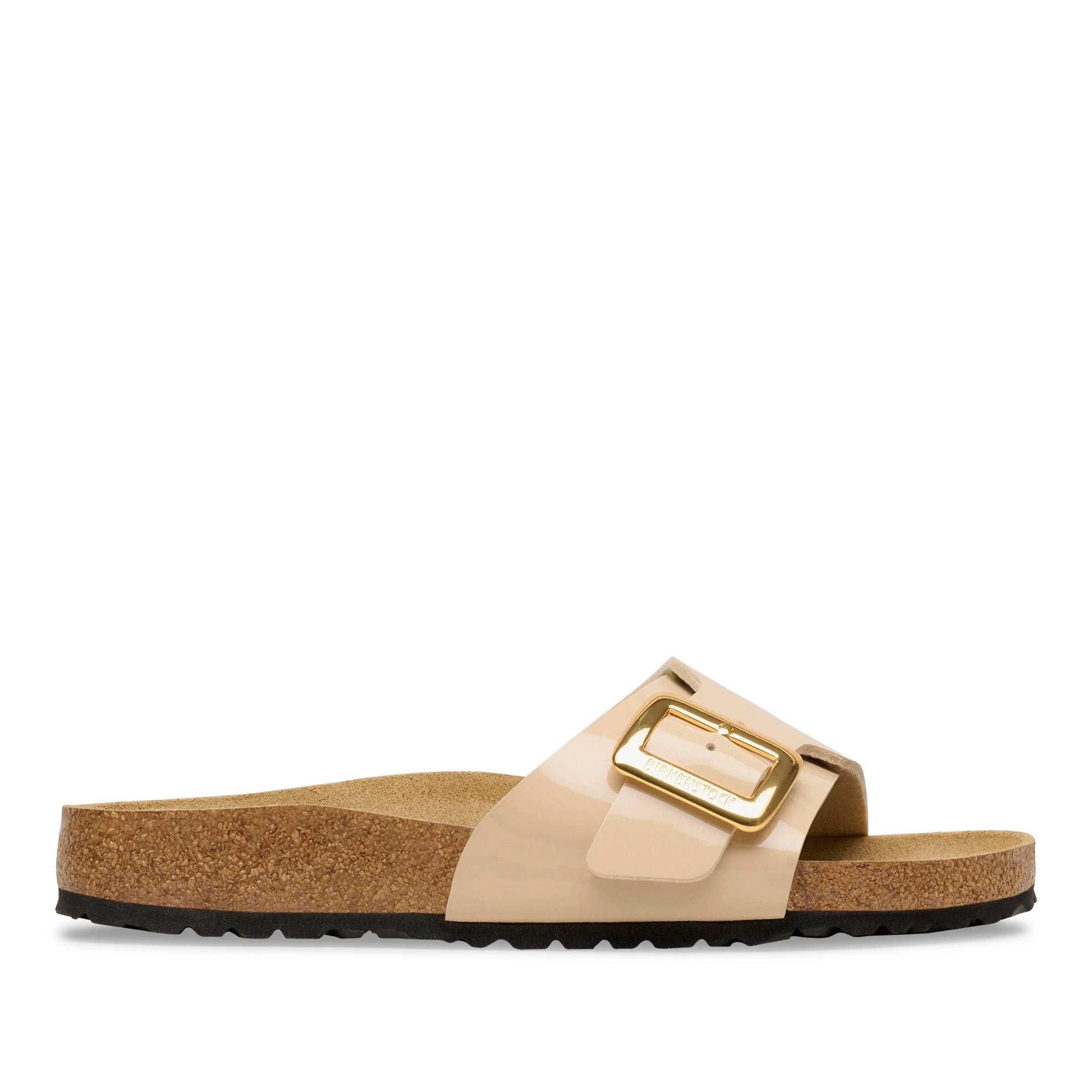 Catalina Cushion Buckle Birko-Flor Patent Patent Sand - Image 3