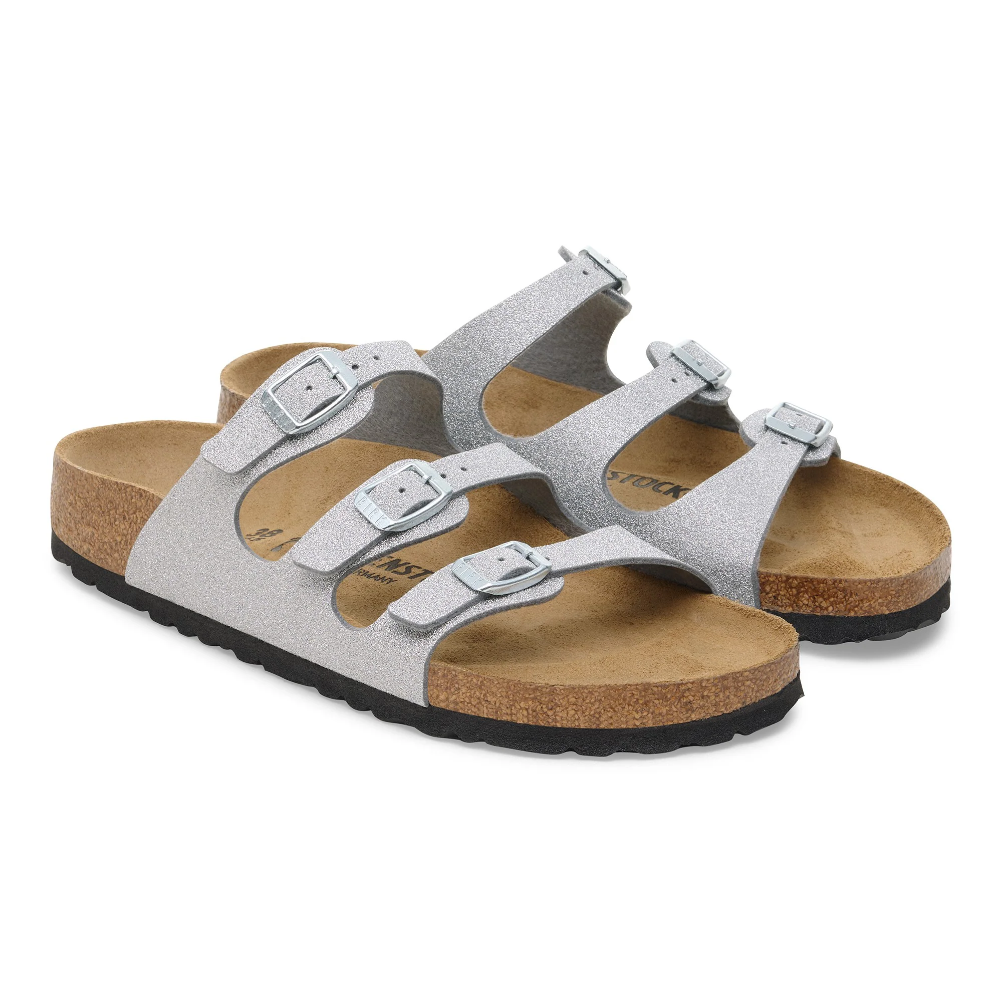 Florida Birko-Flor Shiny Glitter Silver - Image 5
