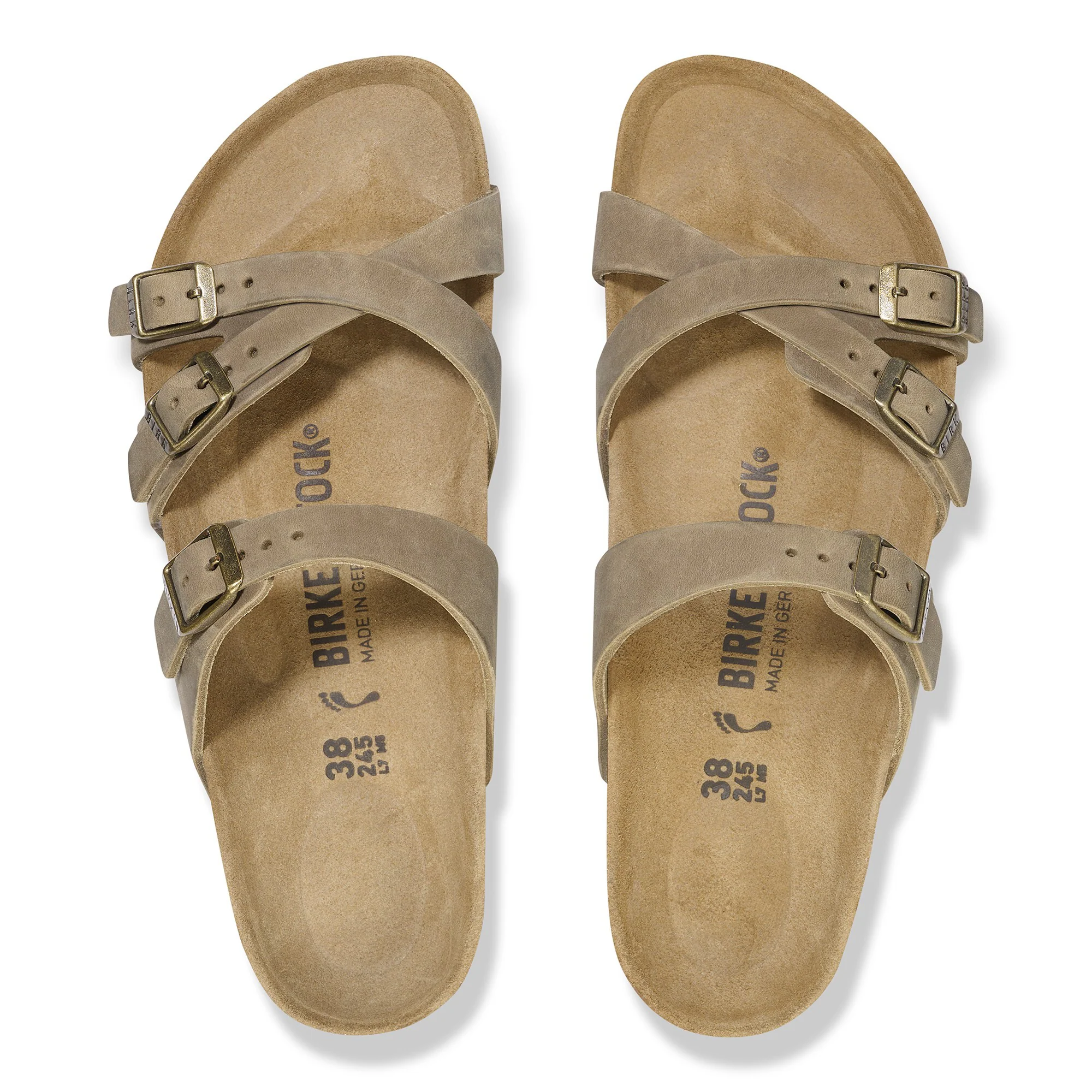 Franca Natural Leather Oiled Tabacco Brown - Image 2