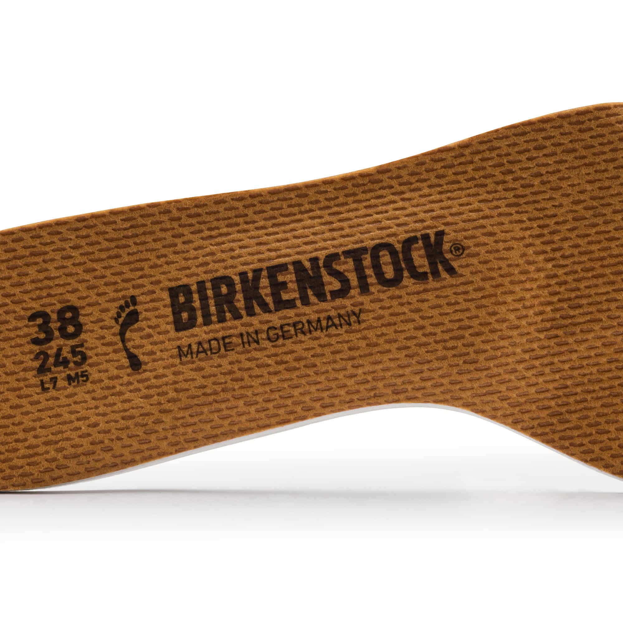 Fussbett sohle 3/4 Length Insole Birko-Tex Textile Brown - Image 7