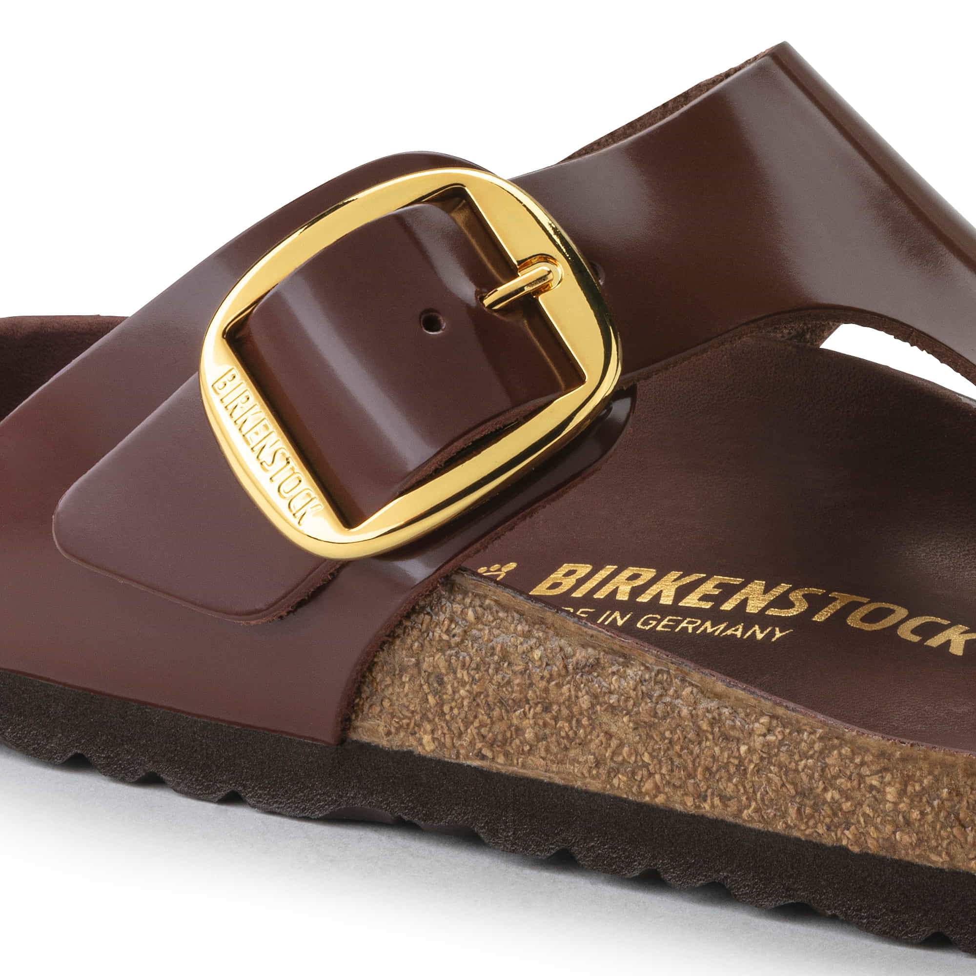 Gizeh Big Buckle Natural Leather Patent - Image 6