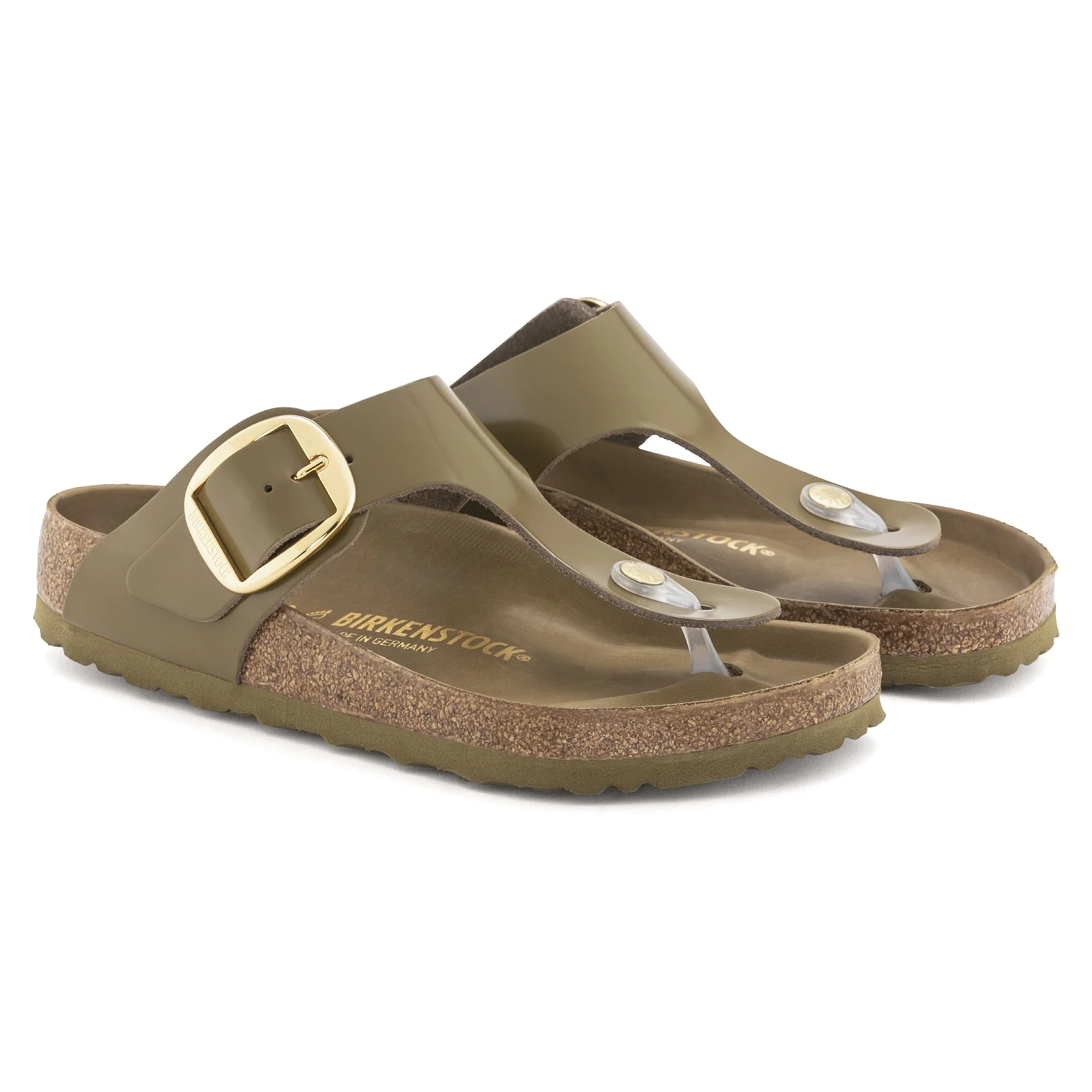 Gizeh Big Buckle Natural Leather Patent - Image 4