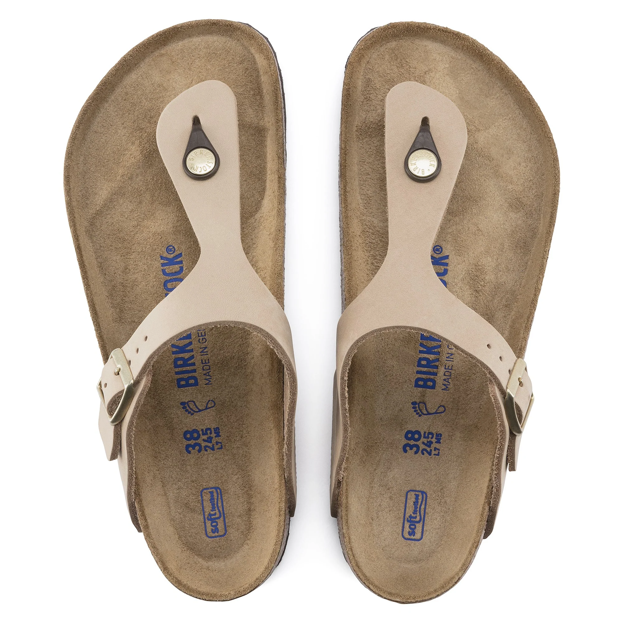 Gizeh Soft Footbed Nubuk Leather - Image 3