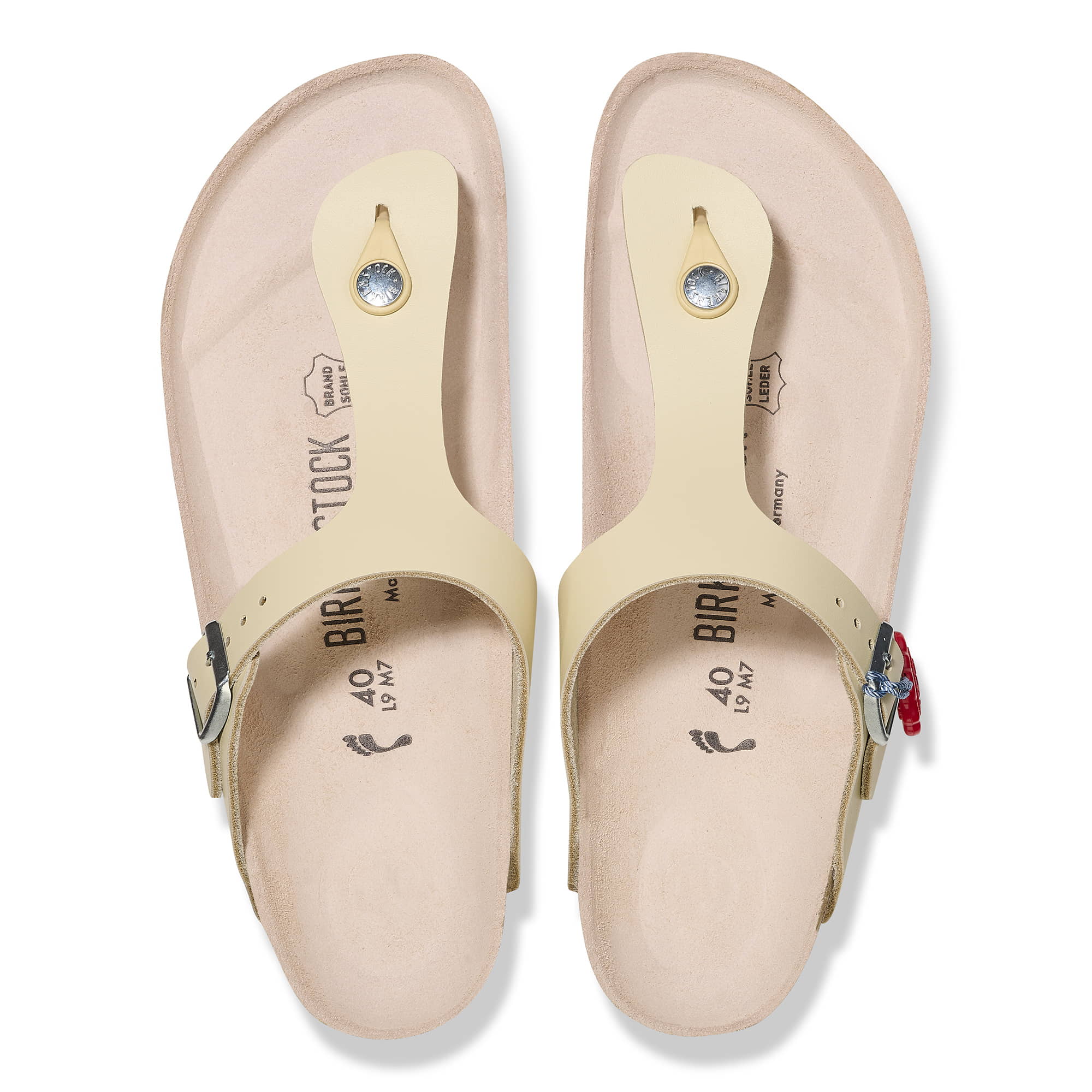 Gizeh 1983 Natural Leather Beige + Socke - Image 4