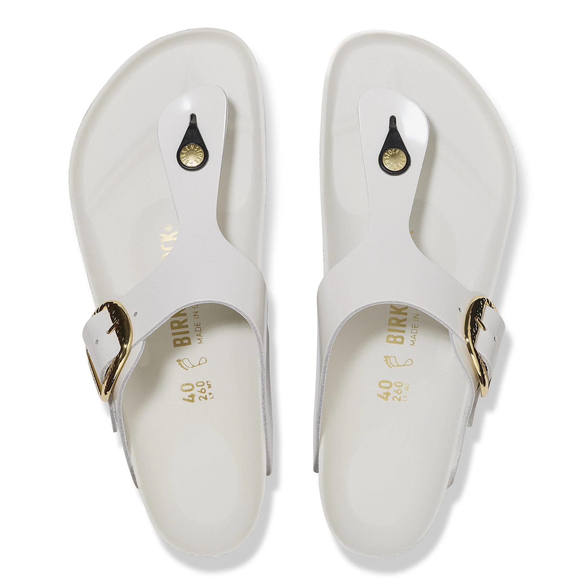 Gizeh Big Buckle Natural Leather Patent - Image 2