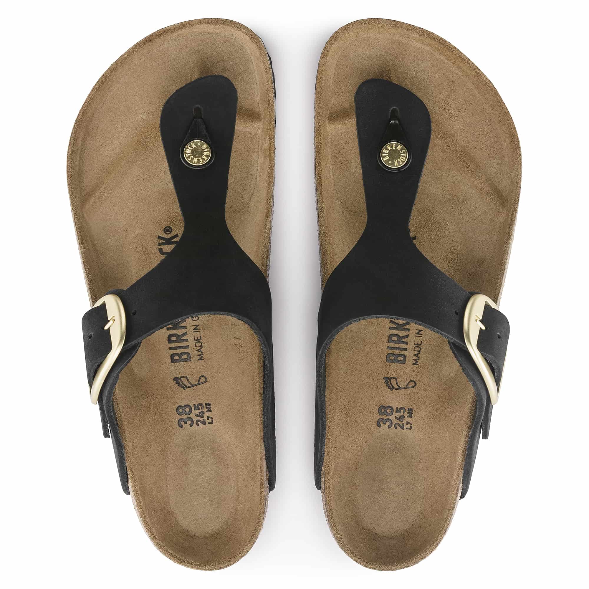 Gizeh Big Buckle Nubuck Leather - Image 3