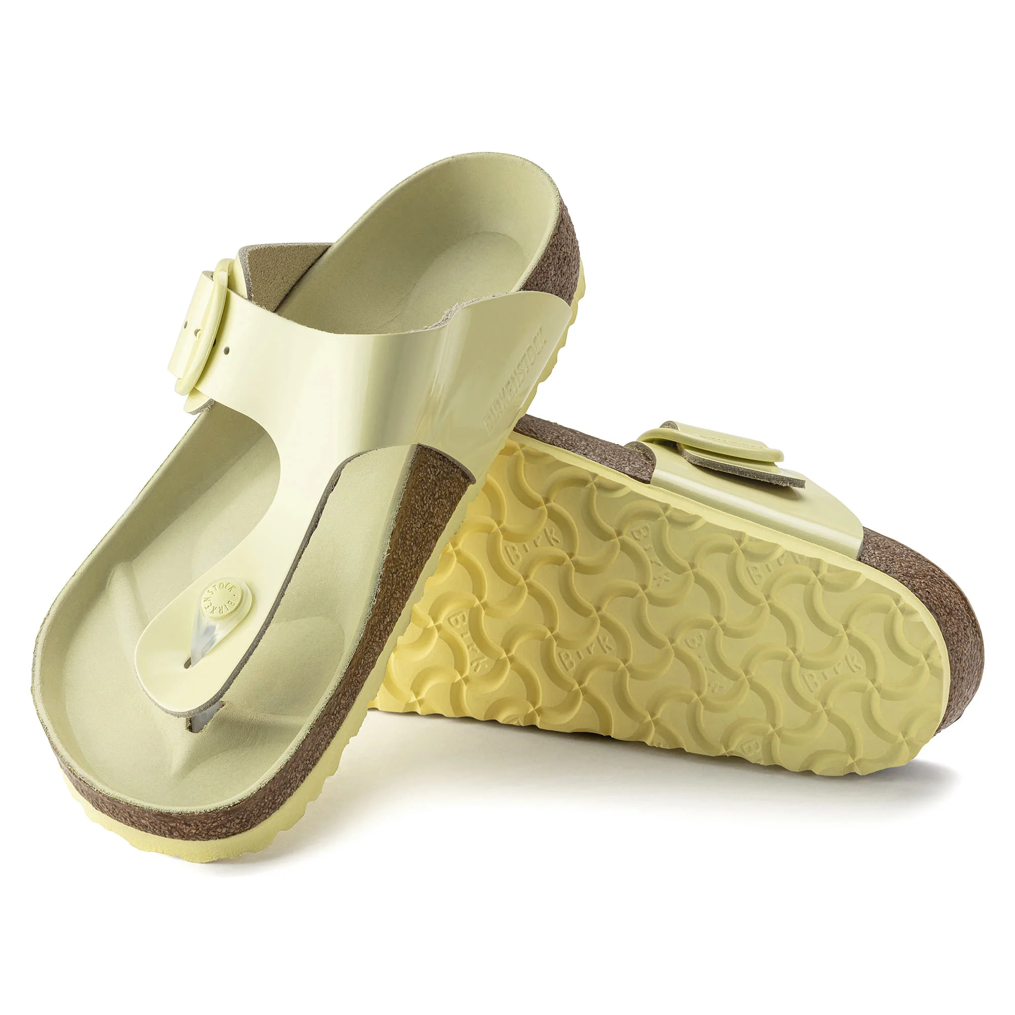 Gizeh Big Buckle Natural Leather Patent - Image 2