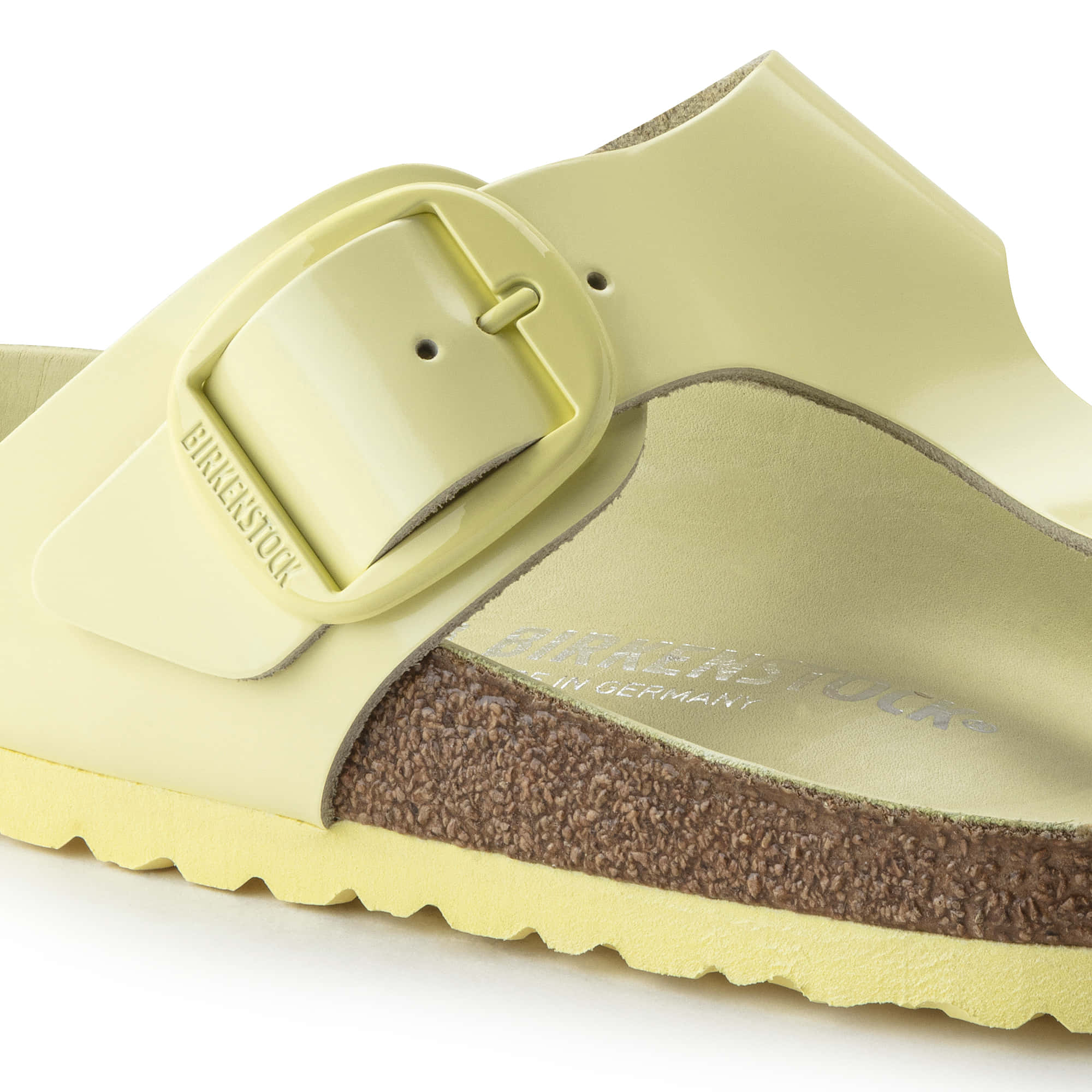 Gizeh Big Buckle Natural Leather Patent - Image 6