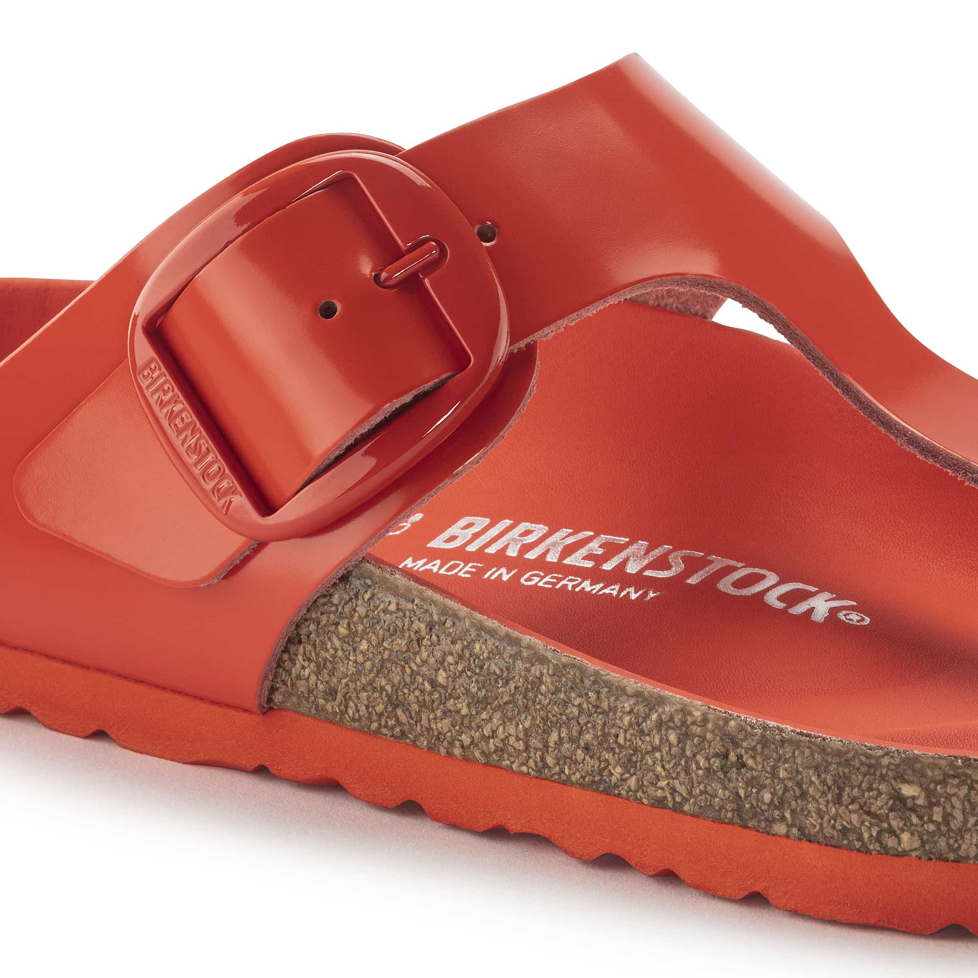 Gizeh Big Buckle Natural Leather Patent - Image 6