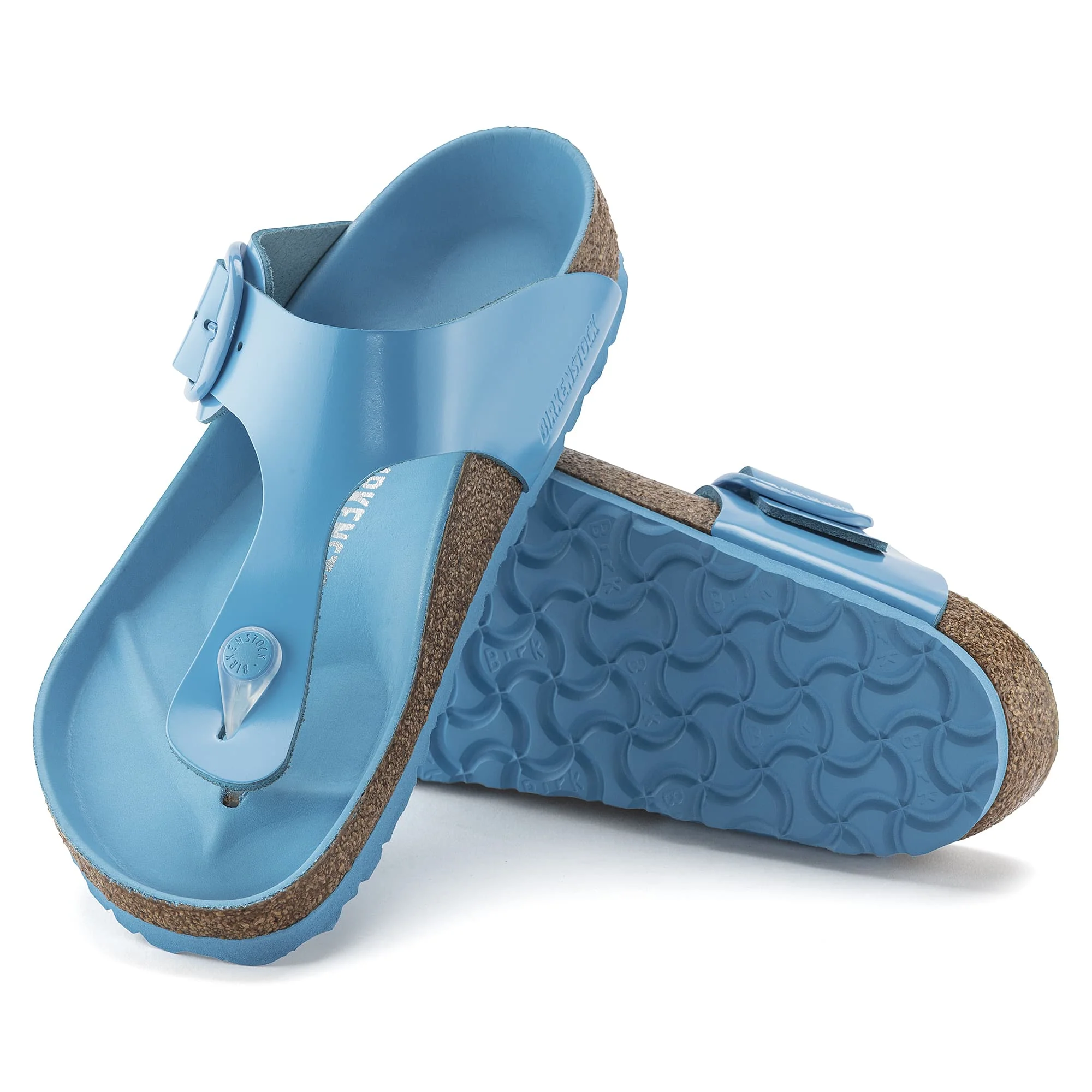 Gizeh Big Buckle Natural Leather Patent - Image 2