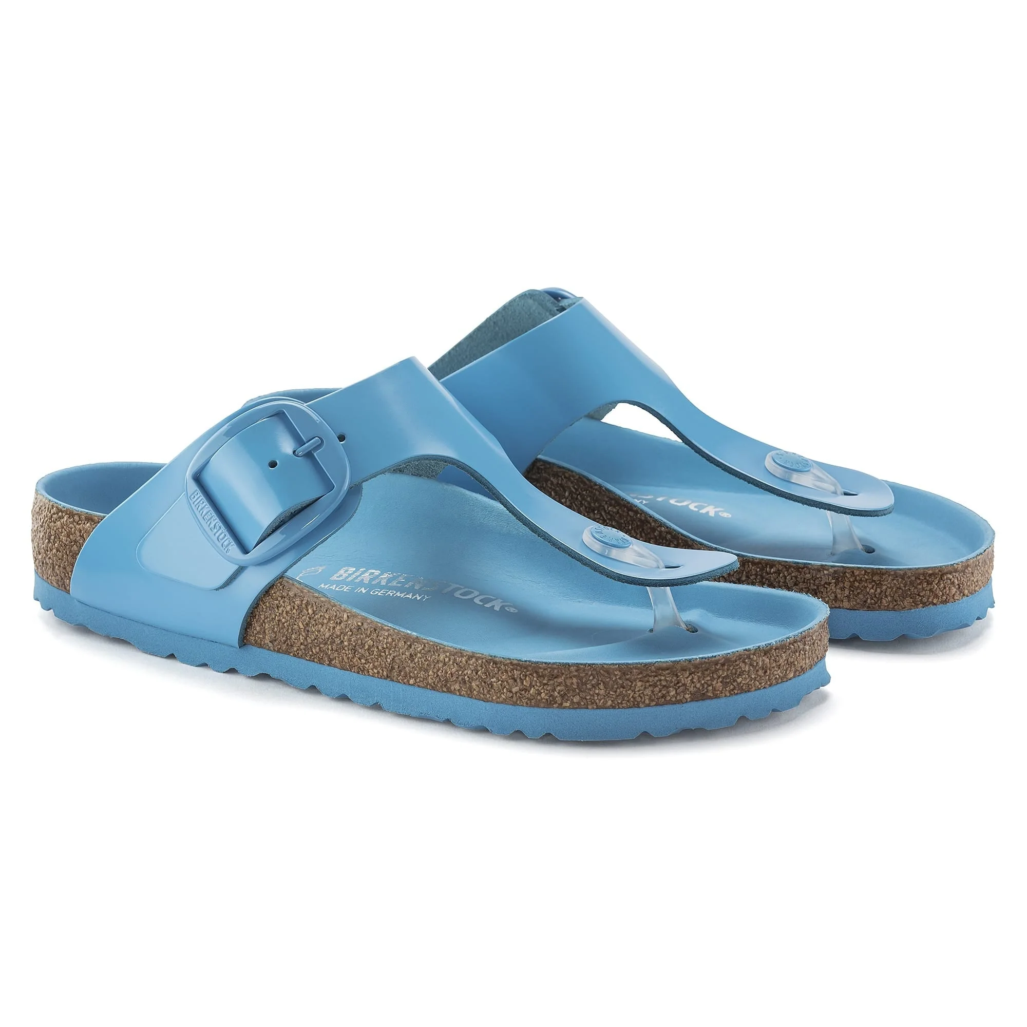 Gizeh Big Buckle Natural Leather Patent - Image 4