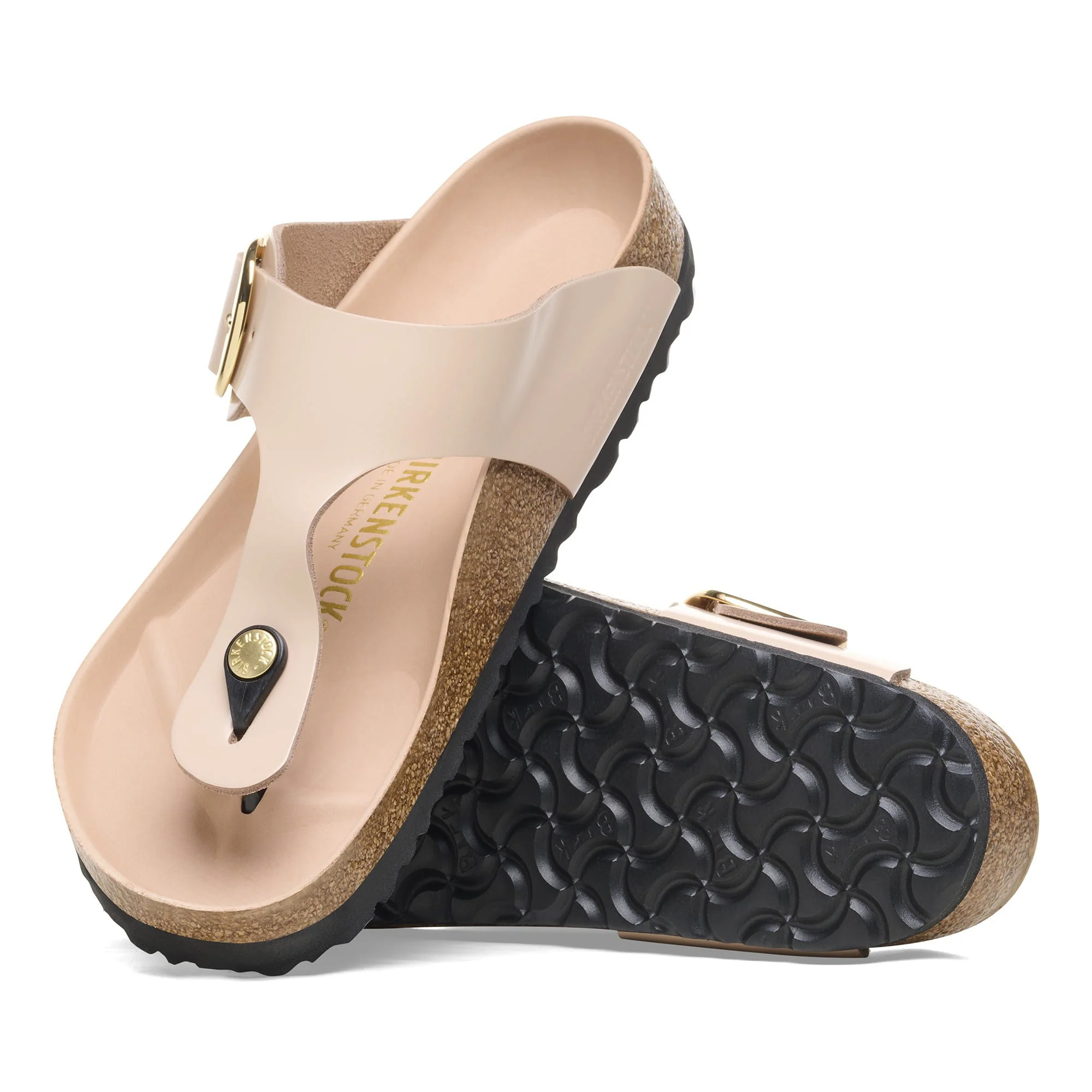 Gizeh Big Buckle Natural Leather Patent - Image 2