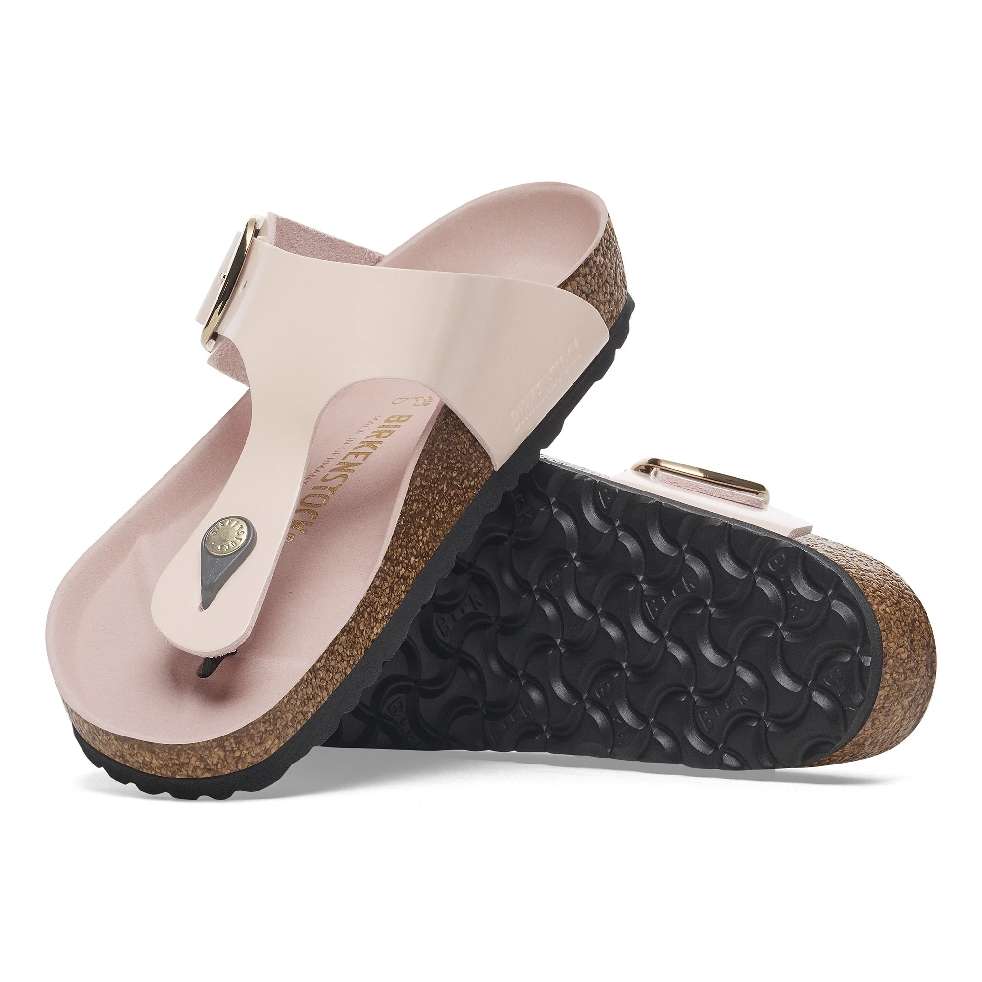 Gizeh Big Buckle Natural Leather Patent - Image 2