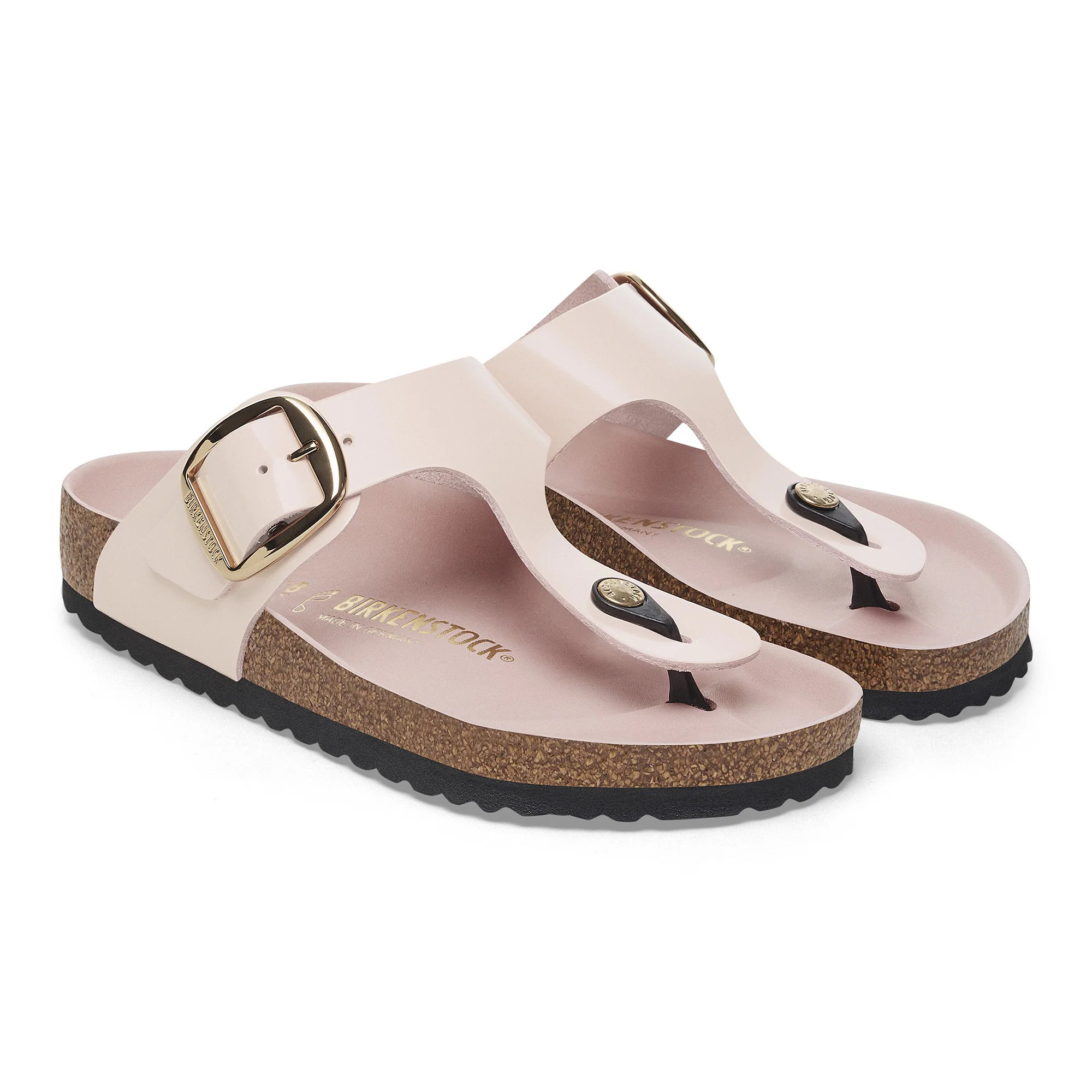 Gizeh Big Buckle Natural Leather Patent - Image 5