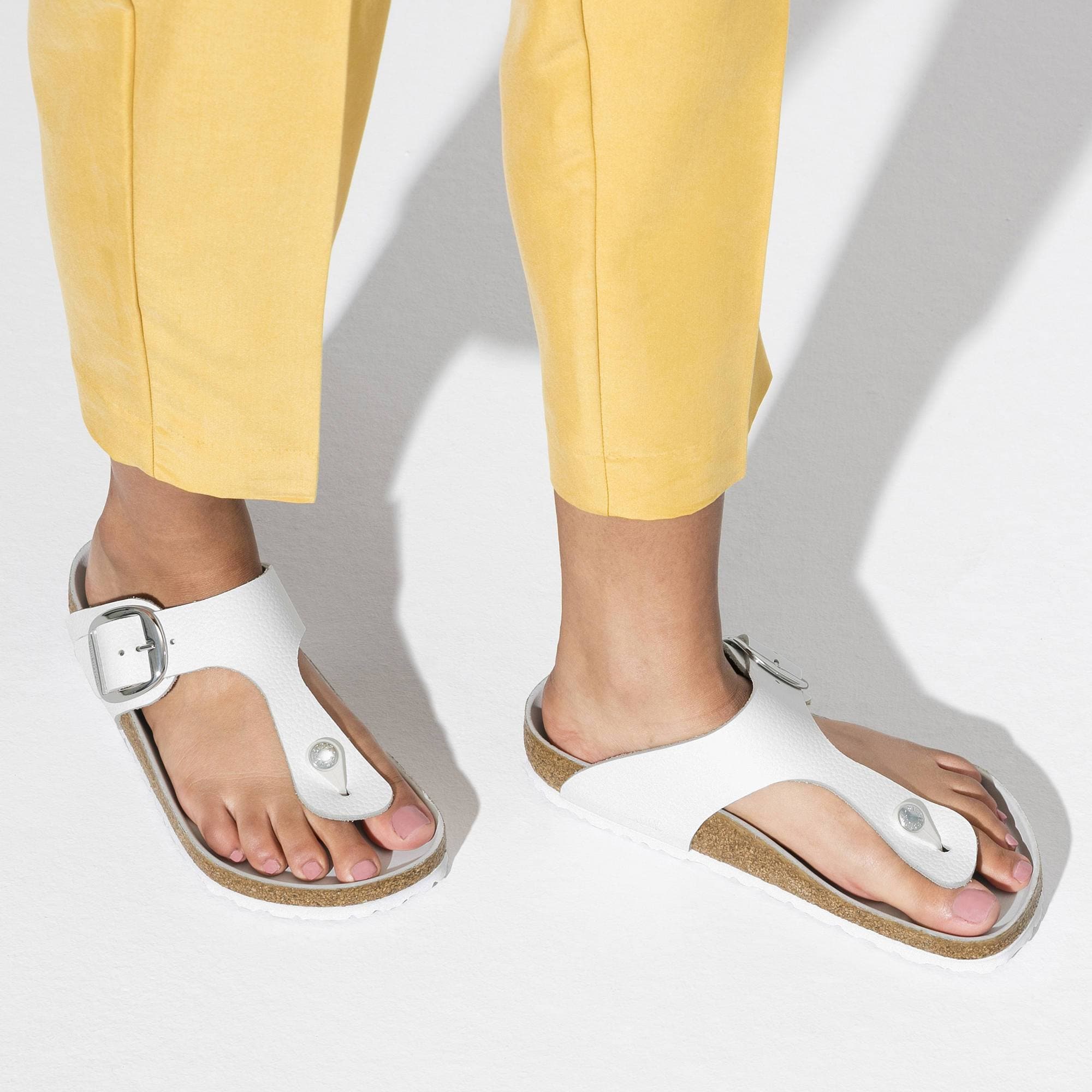 Gizeh Big Buckle Natural Leather - Image 8