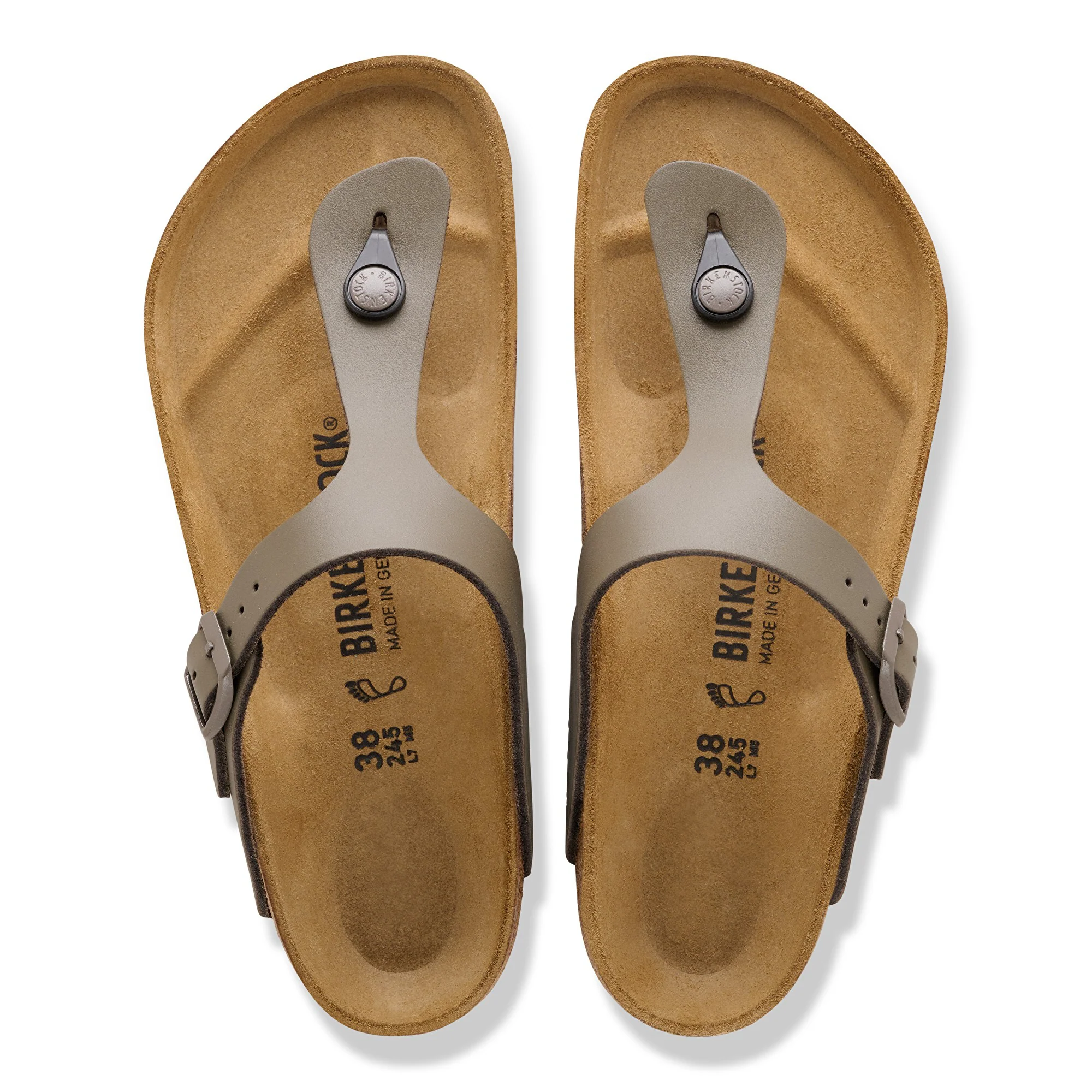 Gizeh BS Natural Leather Concrete Gray - Image 4
