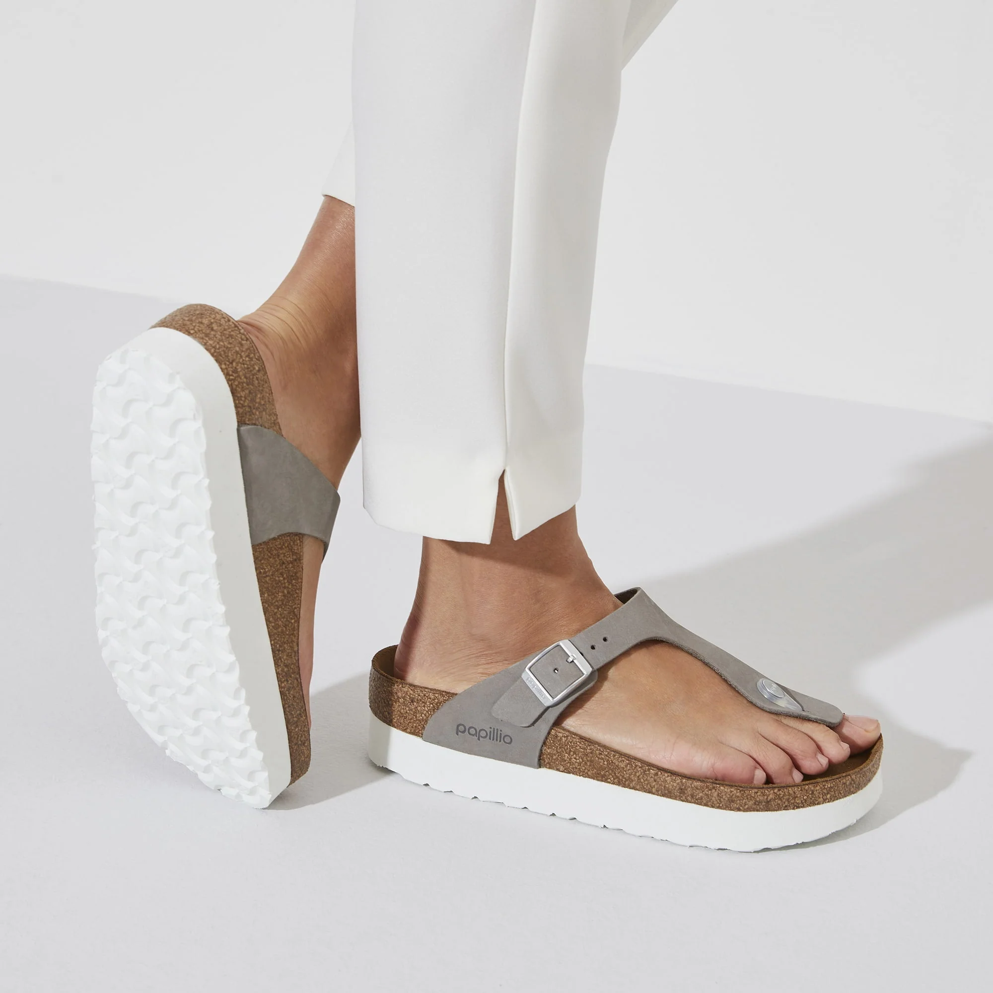 Gizeh Platform Nubuck Leather - Image 8